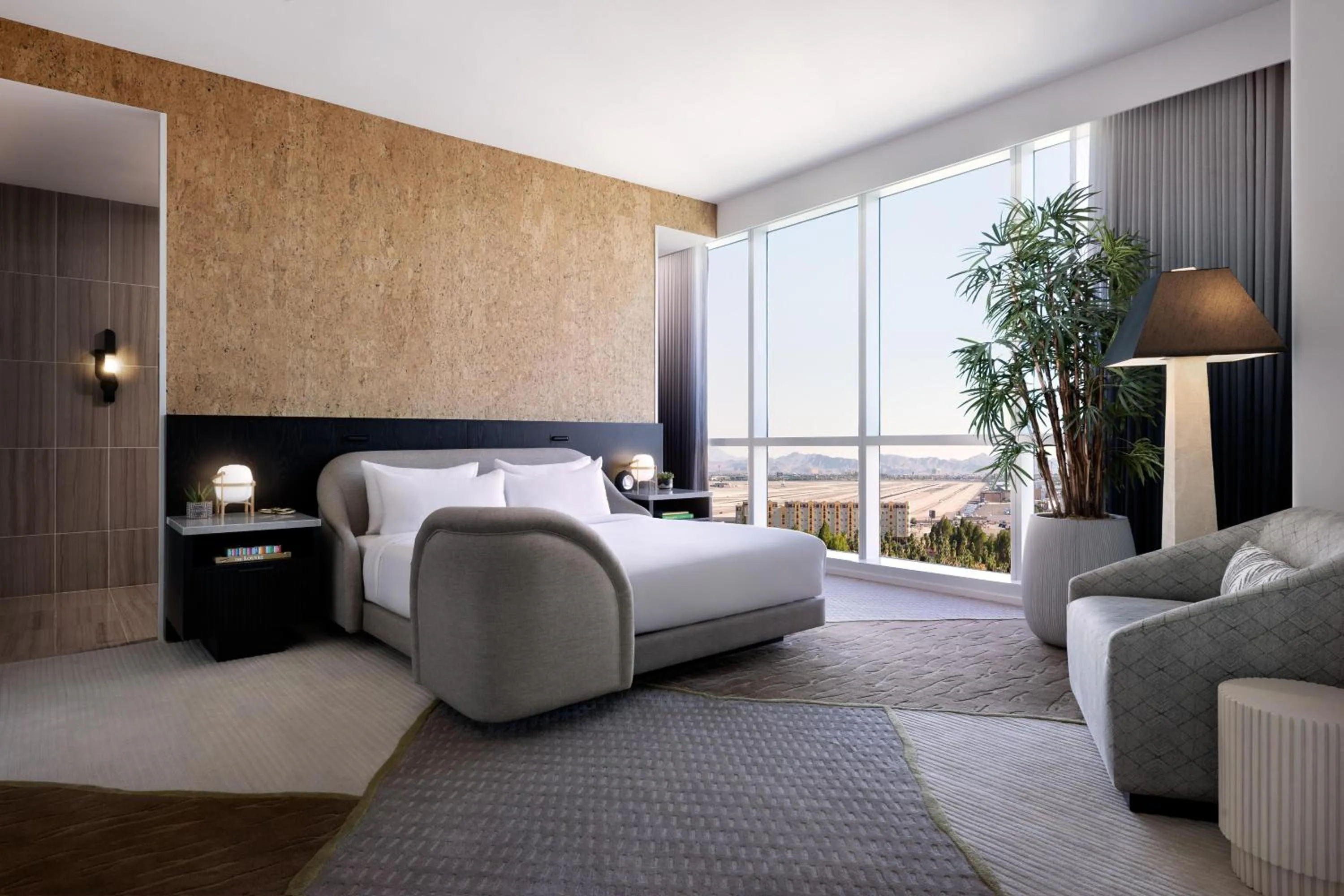 Bed in Virgin Hotels Las Vegas, Curio Collection by Hilton