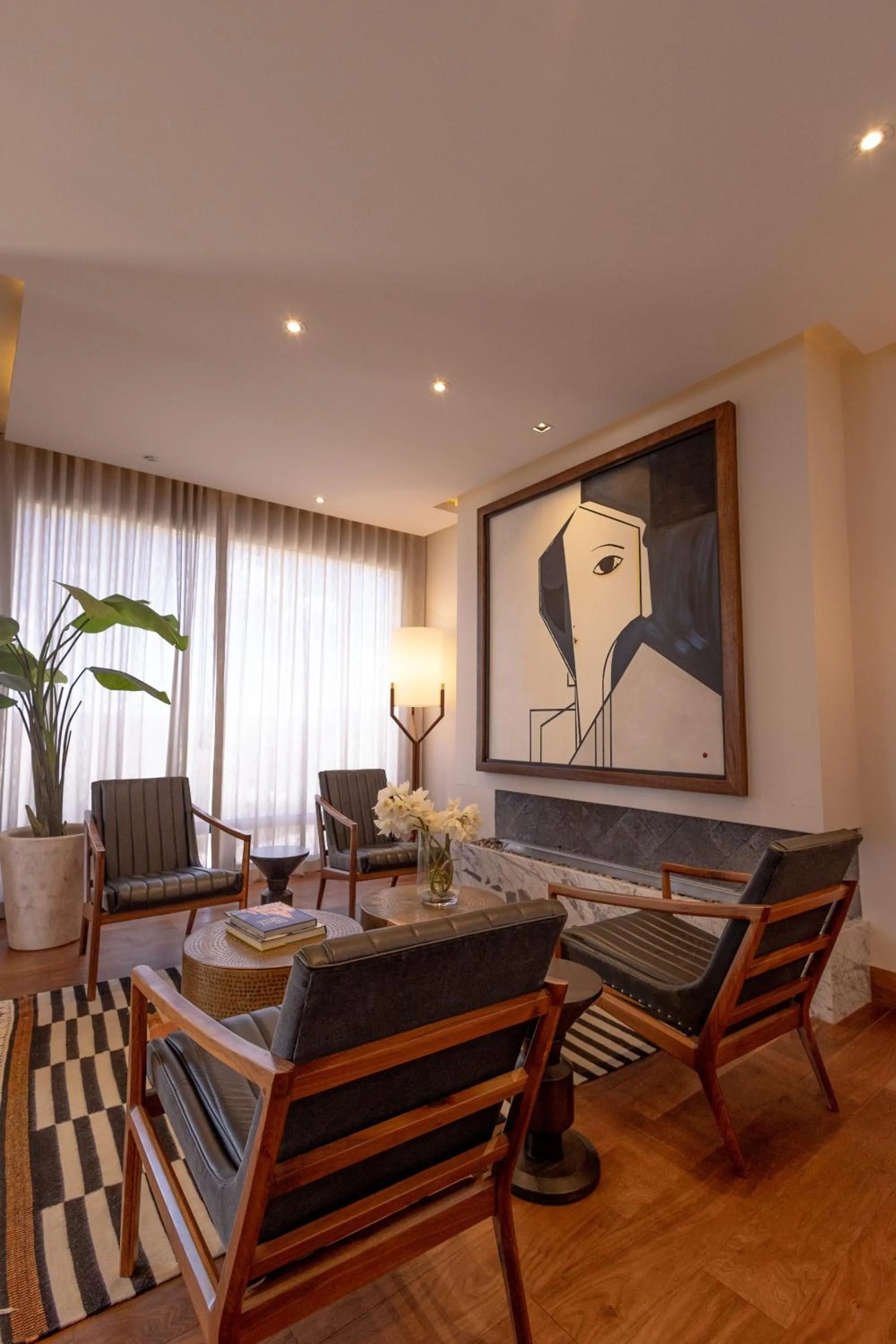 Living room in Casa Raíces Hotel Luxury & Viñedo