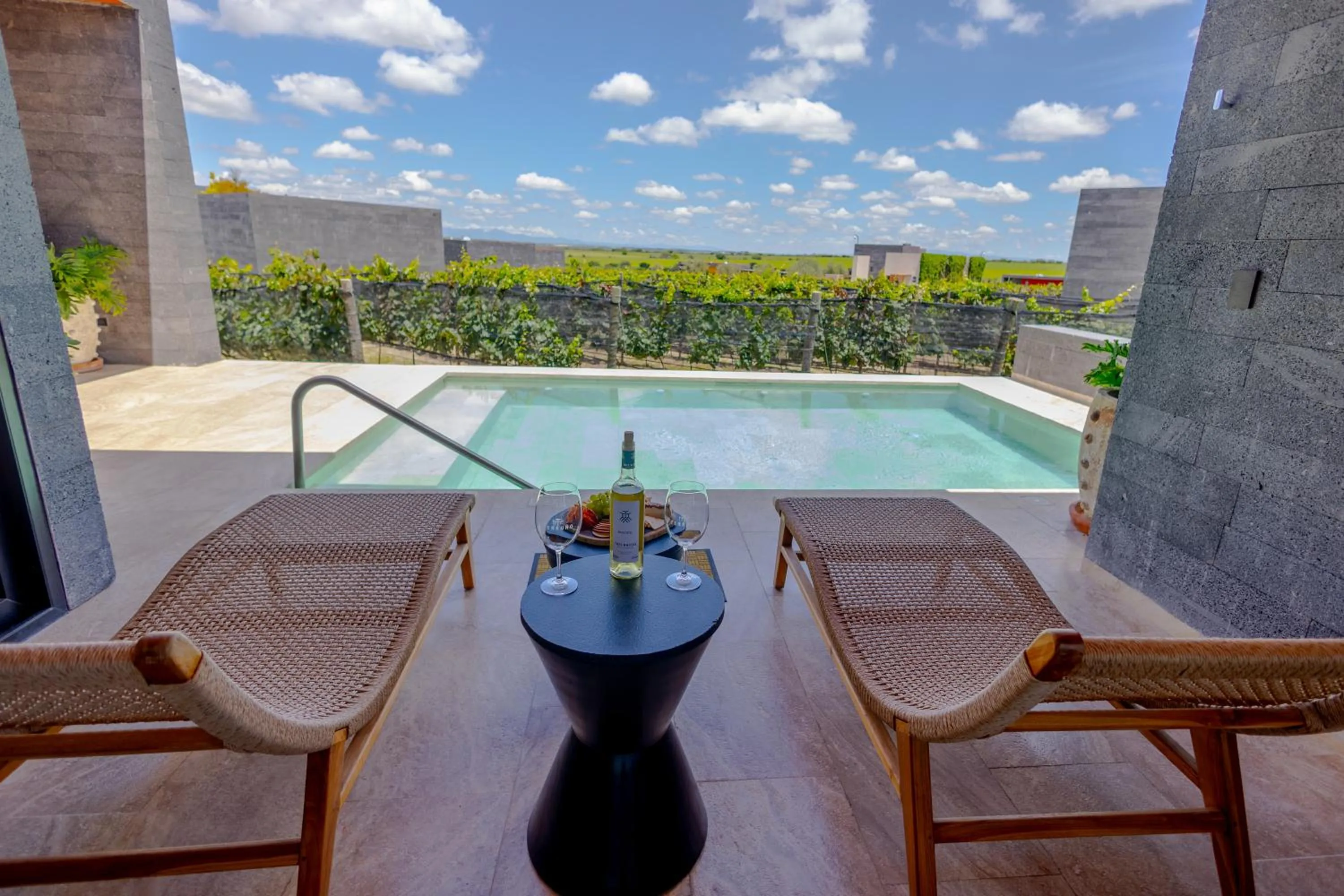 Swimming pool in Casa Raíces Hotel Luxury & Viñedo