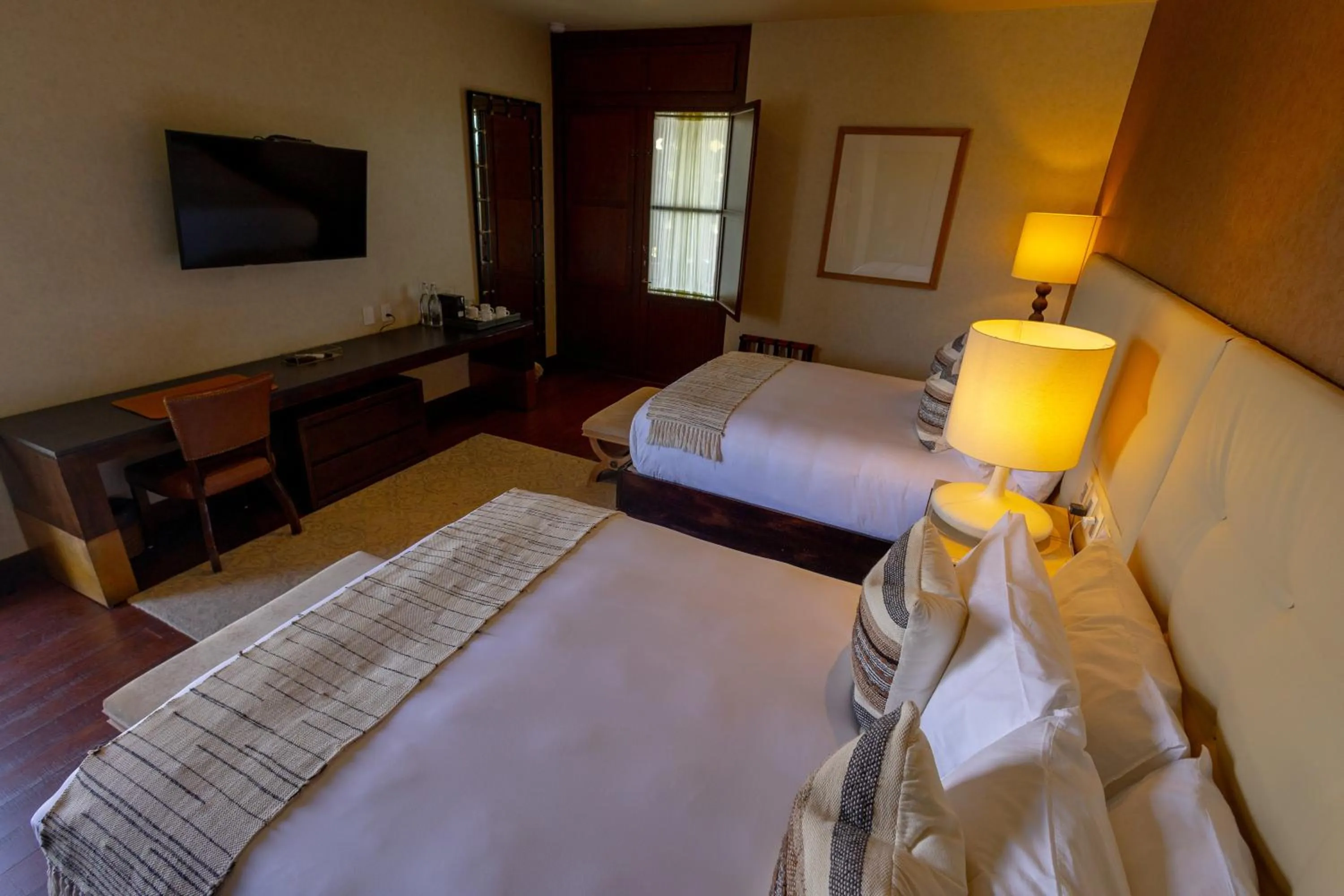 Bed in Casa Raíces Hotel Luxury & Viñedo