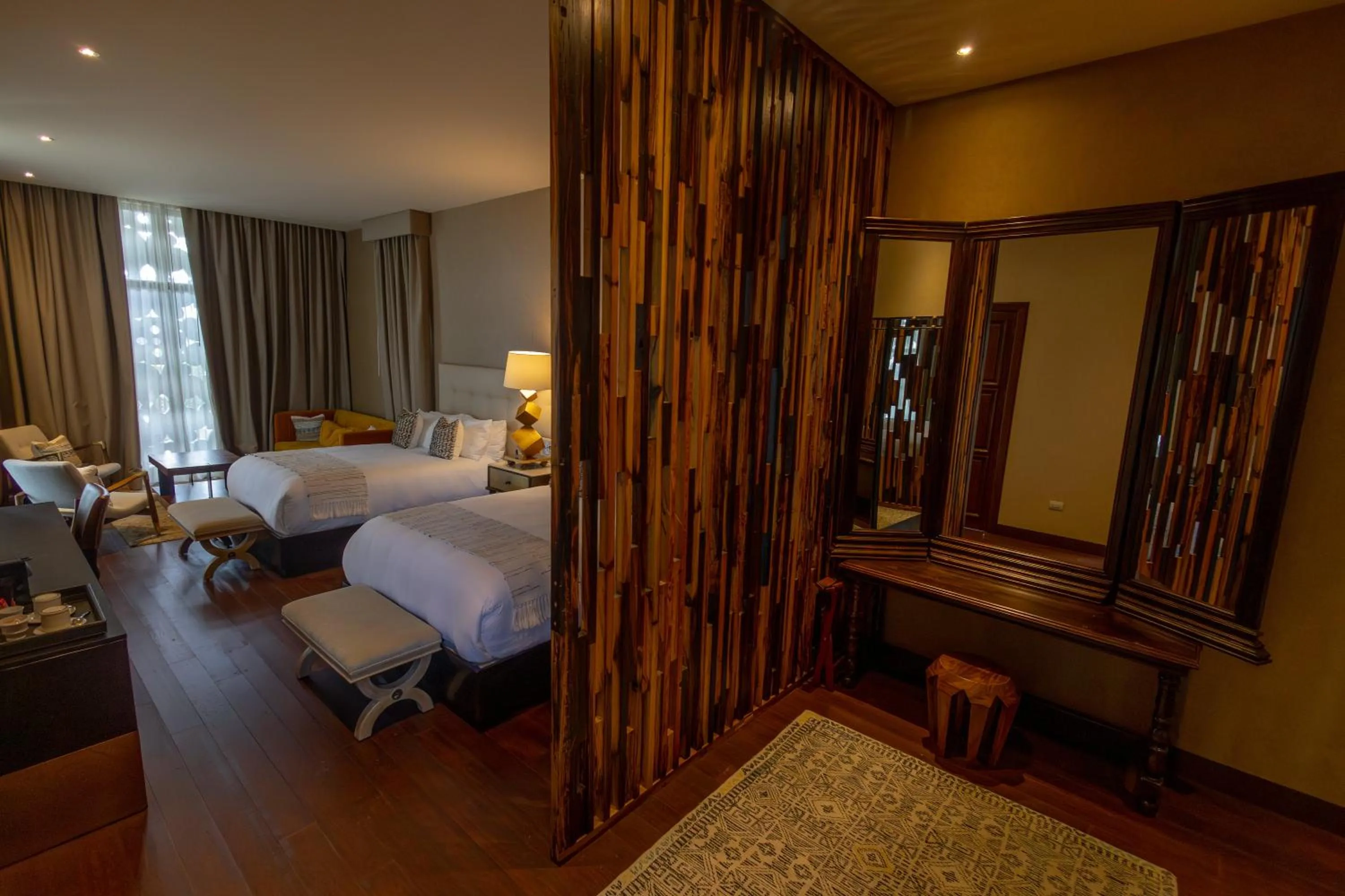 Bed in Casa Raíces Hotel Luxury & Viñedo