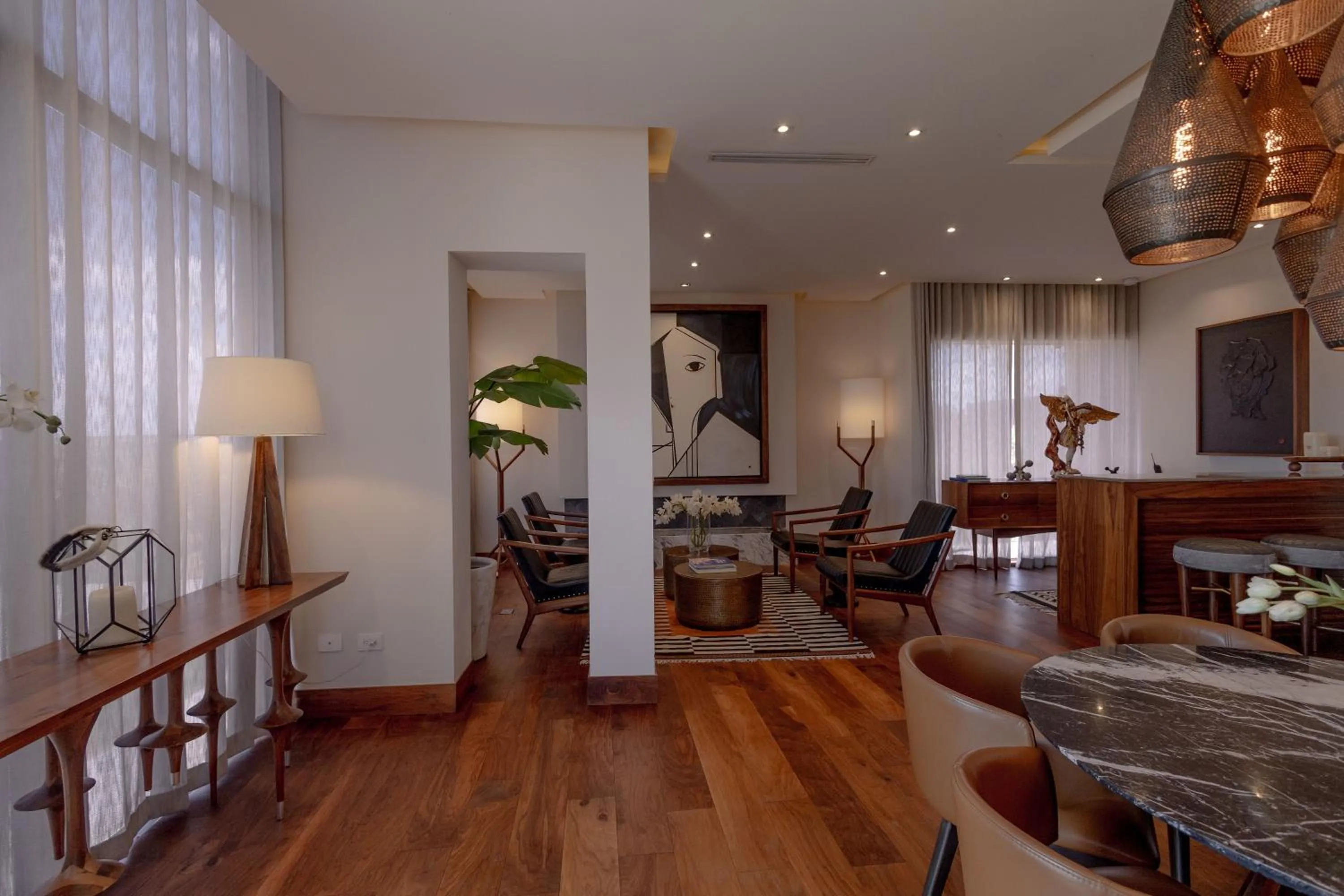 Living room in Casa Raíces Hotel Luxury & Viñedo