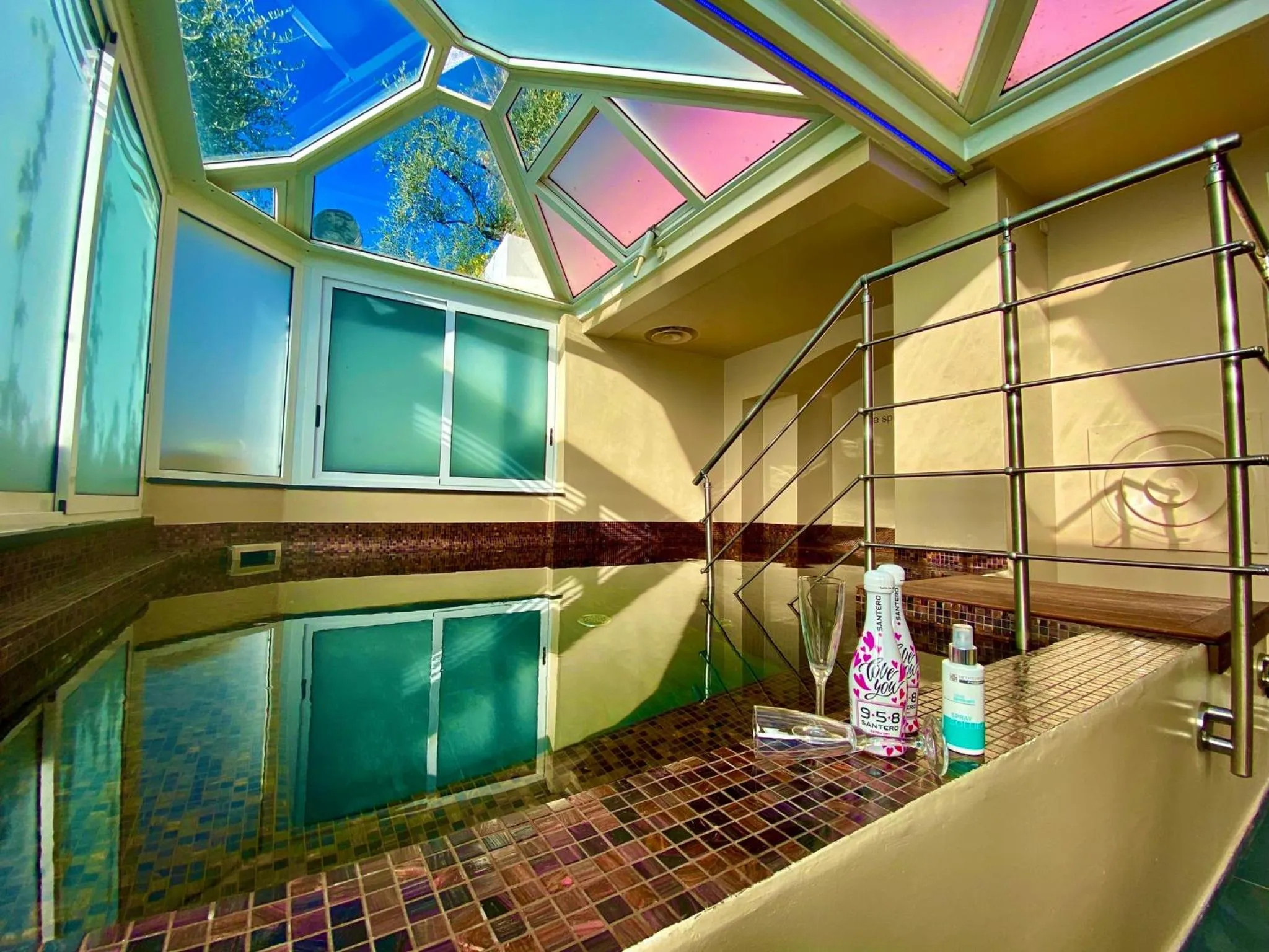 Hot Tub in Villa Giada Resort