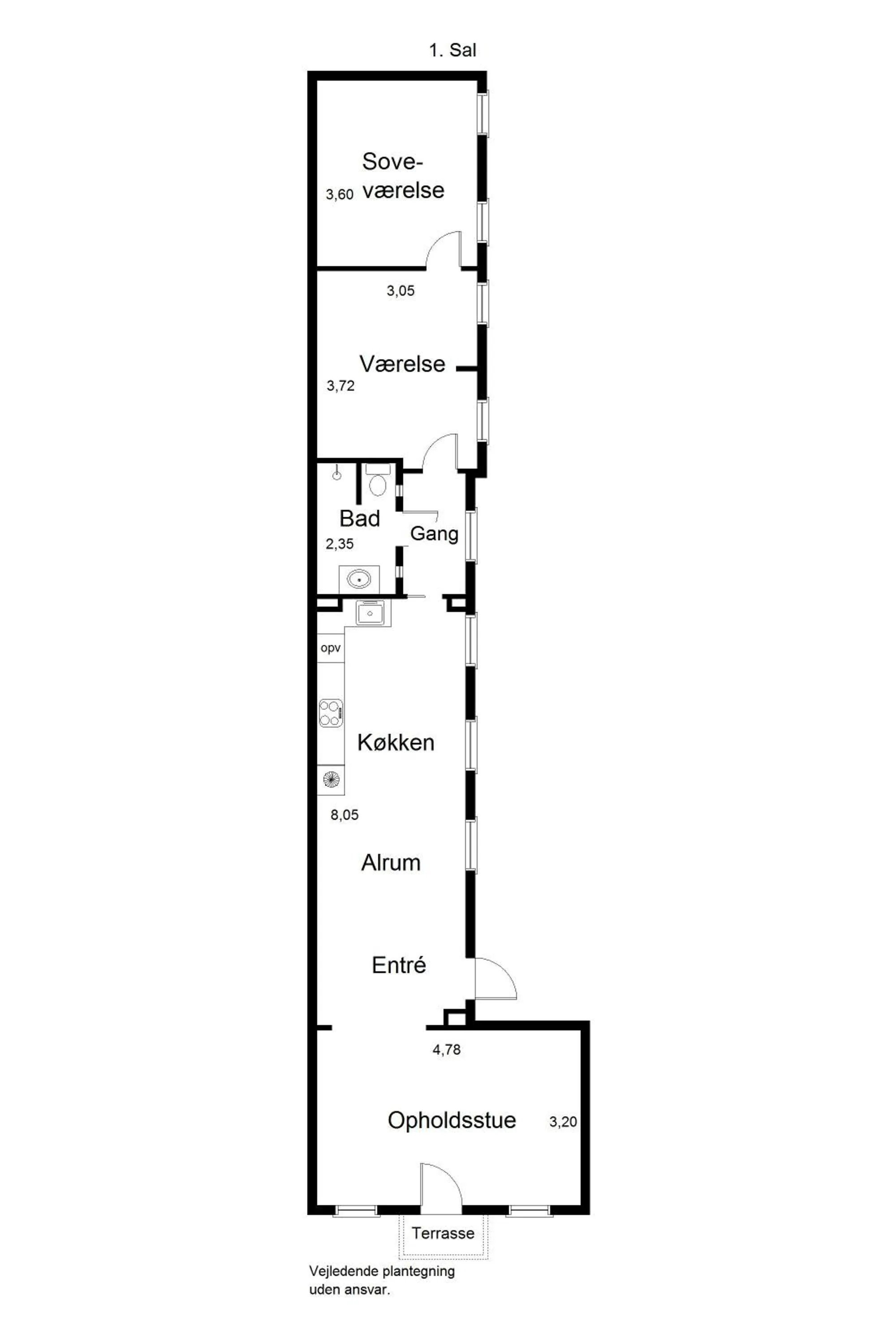 Floor plan in Harbour View