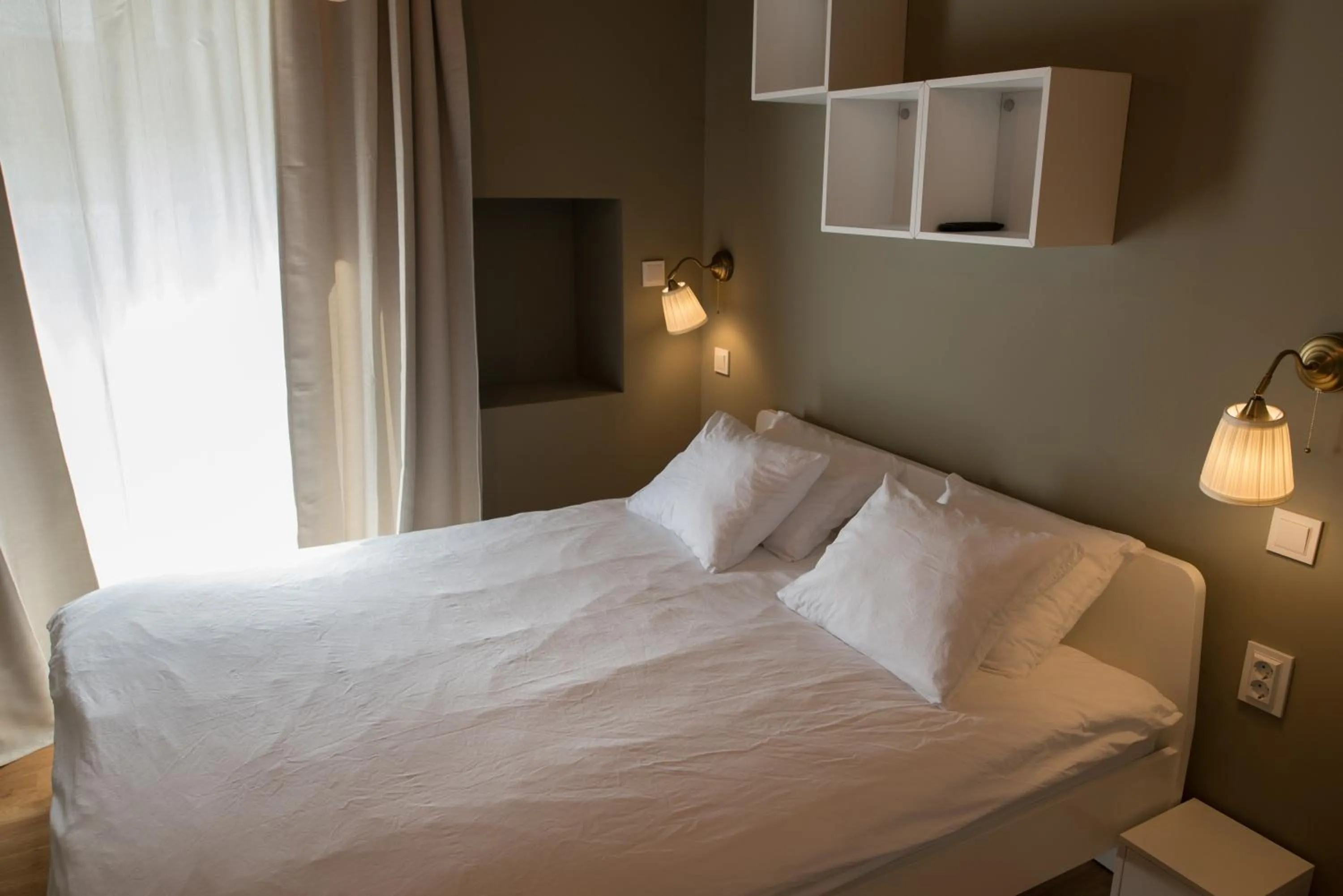 Bed in SMILE&LOVE REPUBLIC ZAGREB CENTER