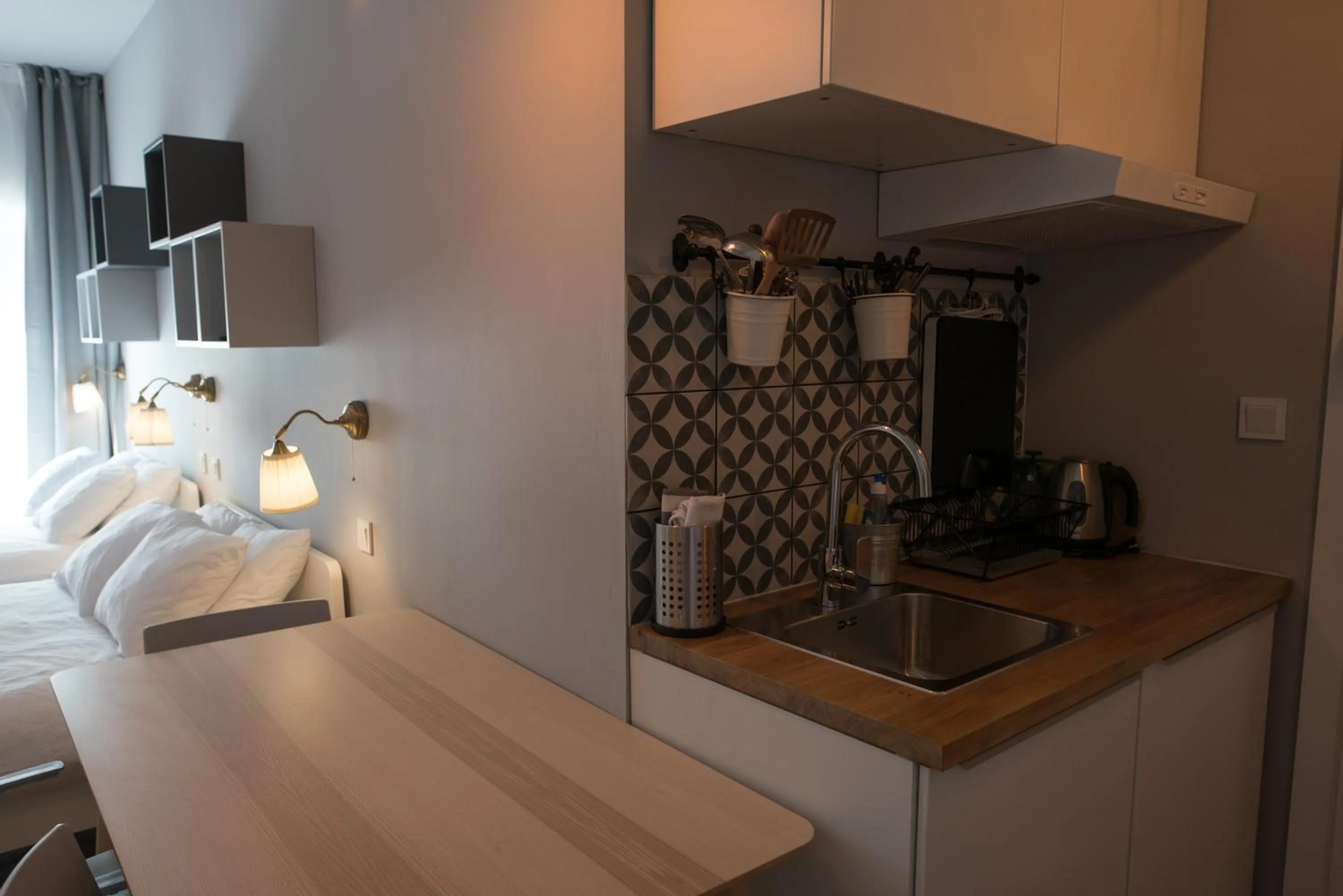 Bed in SMILE&LOVE REPUBLIC ZAGREB CENTER