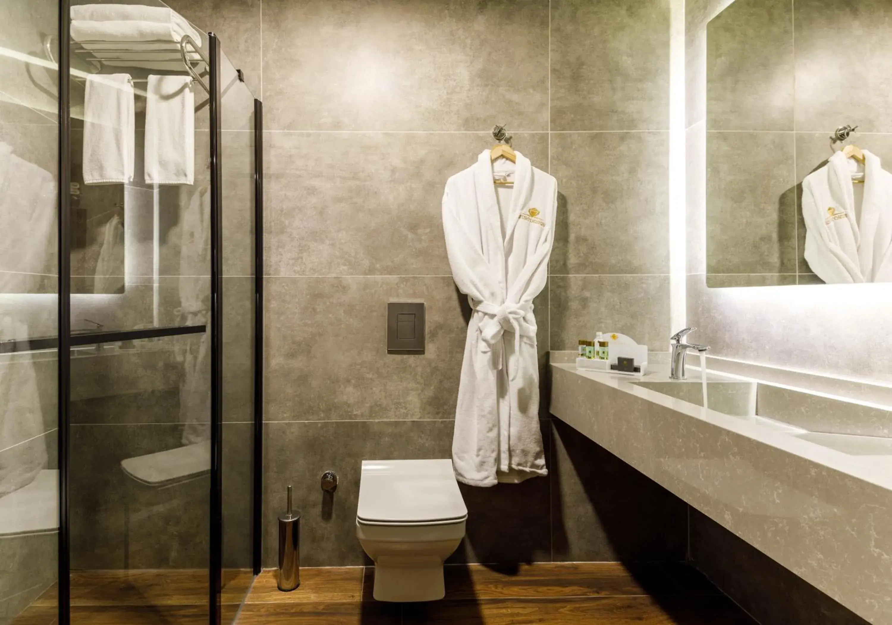 Bathroom in Euro Design Hotel Bathroom in Euro Design Hotel