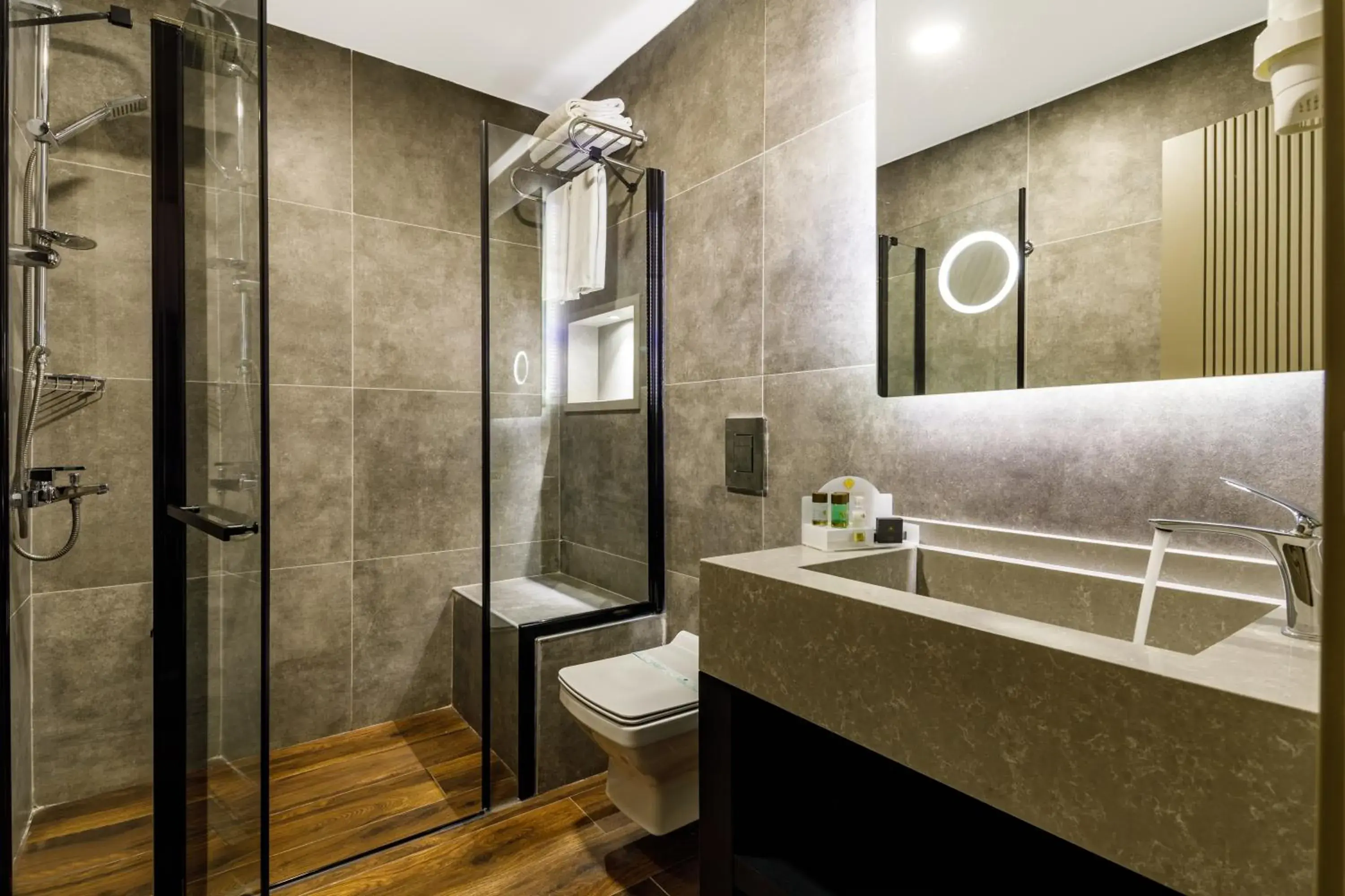 Bathroom in Euro Design Hotel Bathroom in Euro Design Hotel