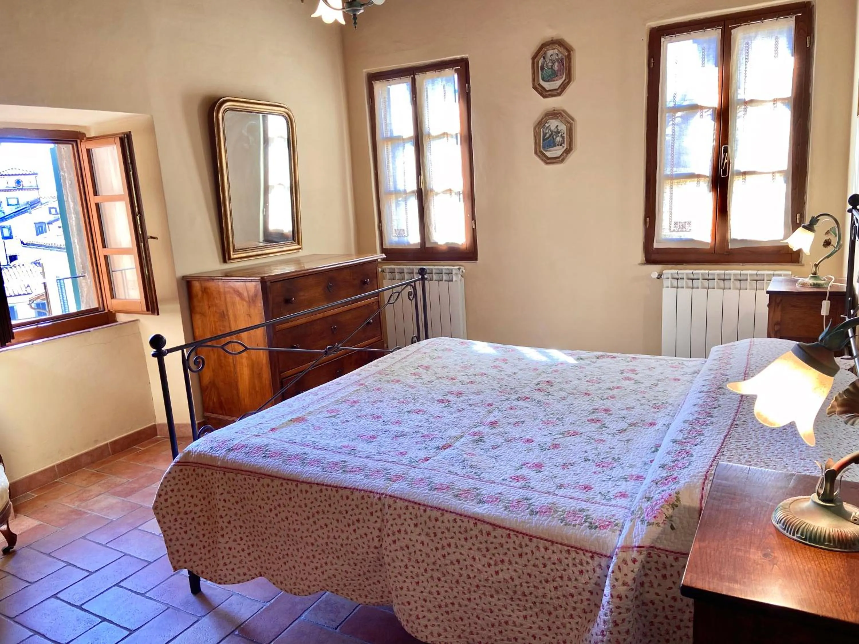 Bedroom, Bed in Casa Ambra