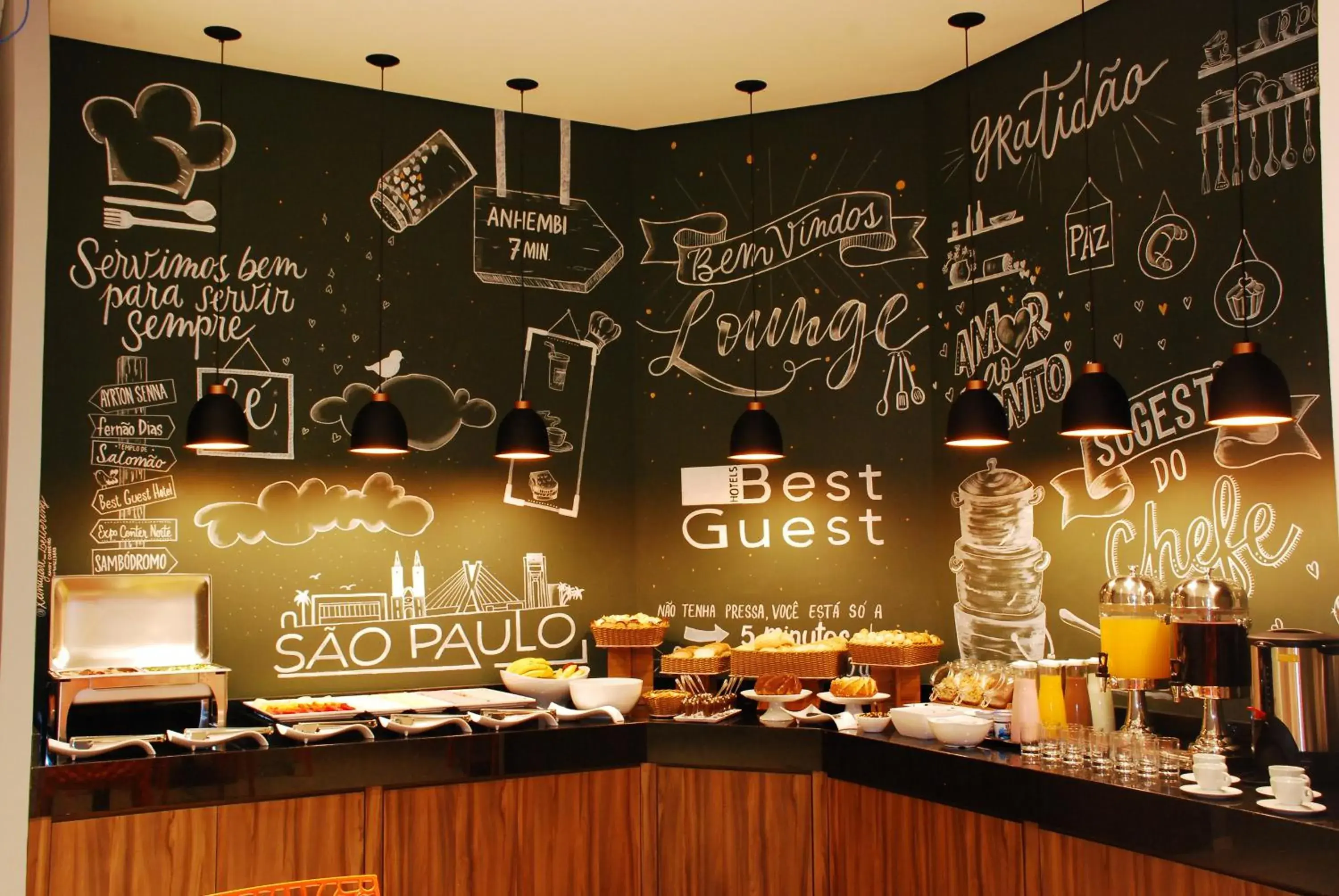Restaurant/places to eat in Best Guest Hotel Expo Anhembi Restaurant/places to eat in Best Guest Hotel Expo Anhembi