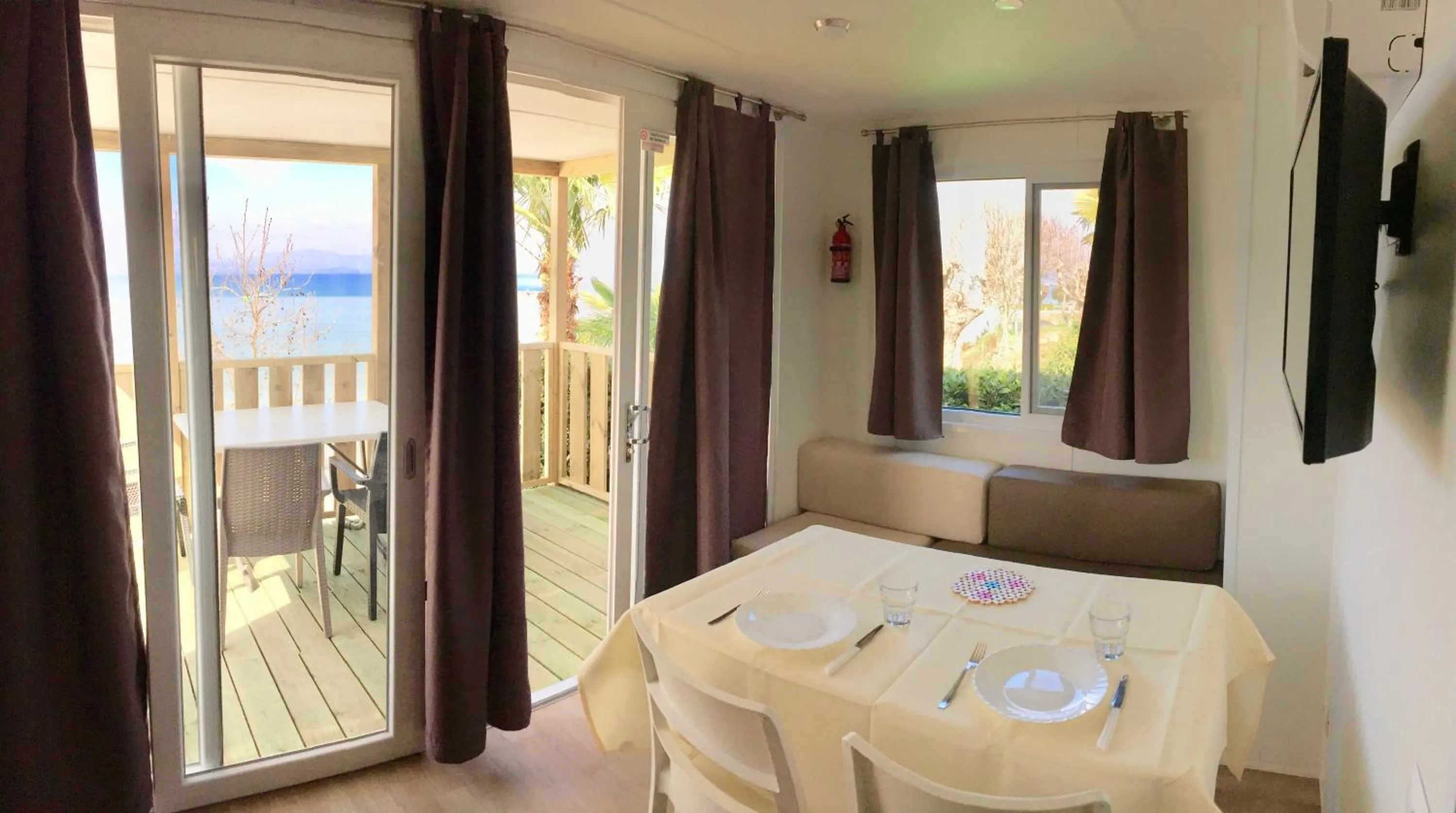 Living room in Le Palme Camping & Village