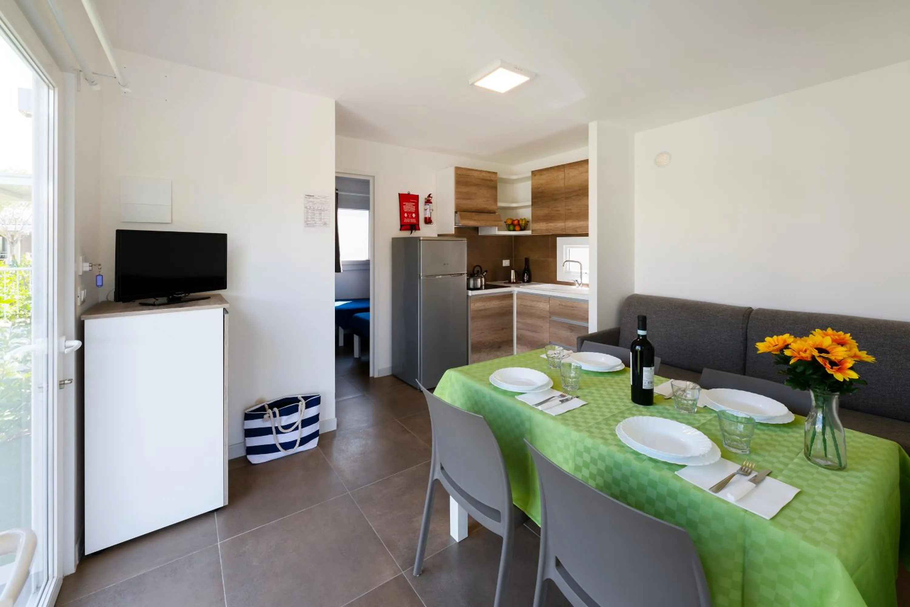 Kitchen or kitchenette in Le Palme Camping & Village