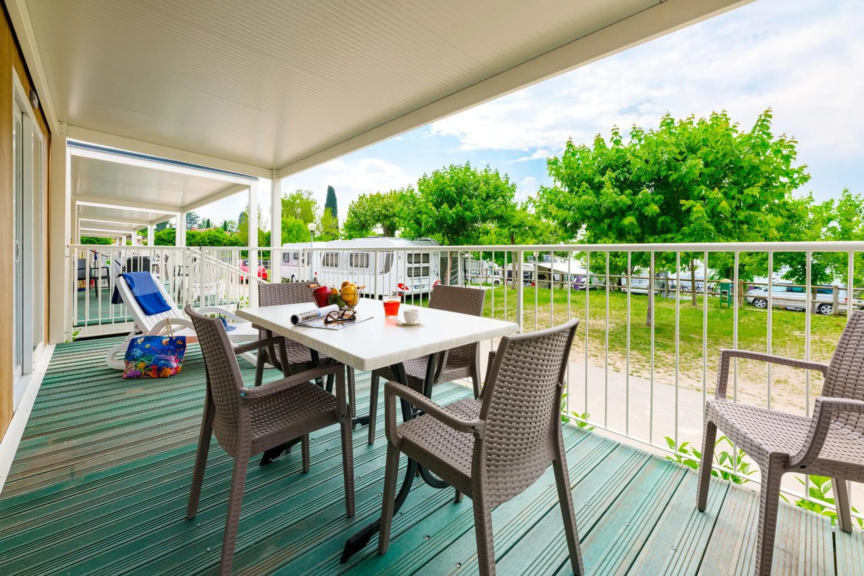 Patio in Le Palme Camping & Village