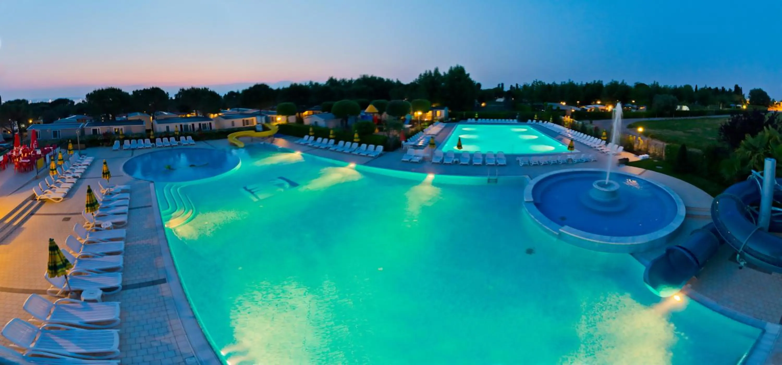 Pool view in Le Palme Camping & Village