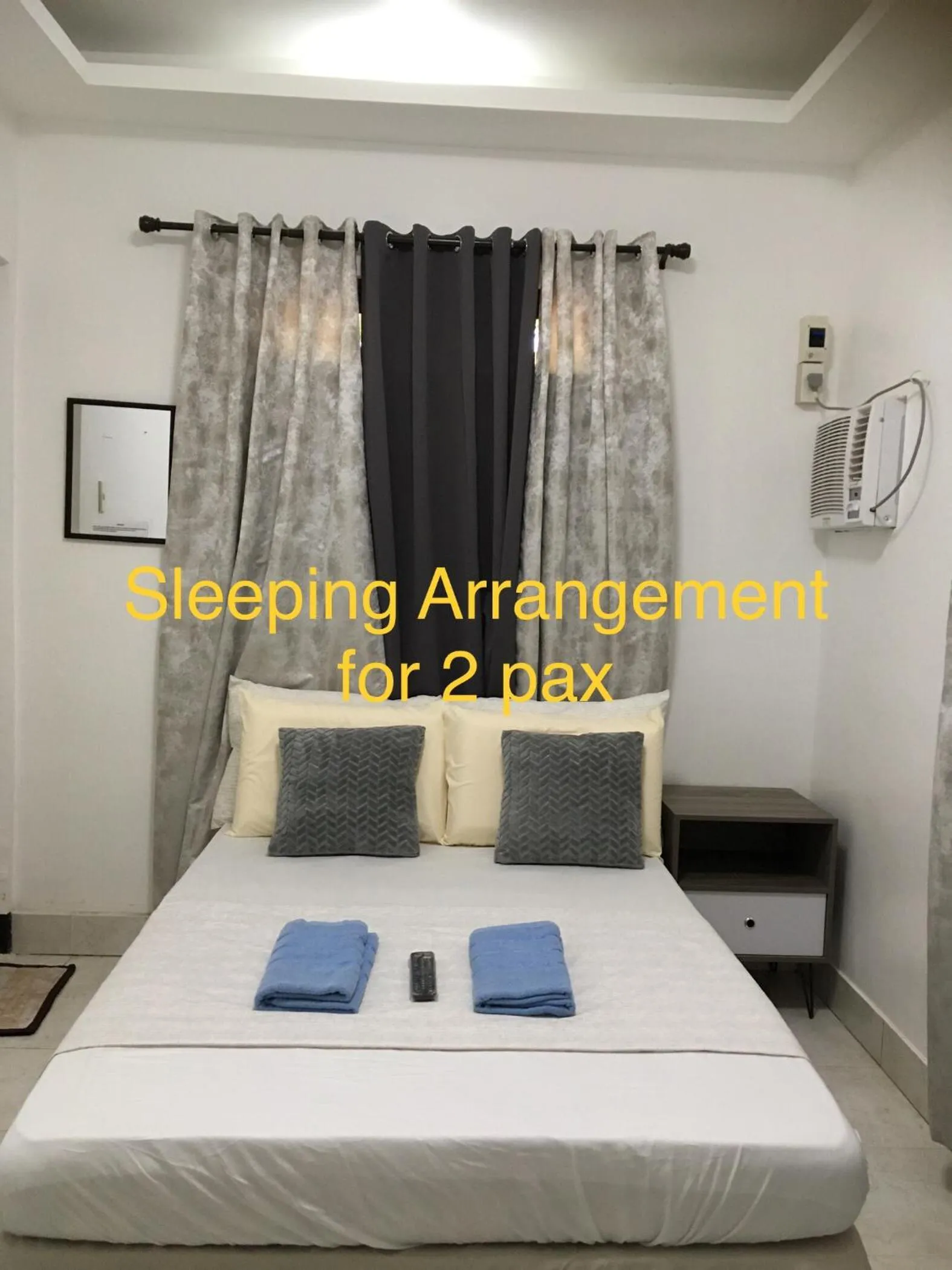 Bed in Bolinao Transient House A