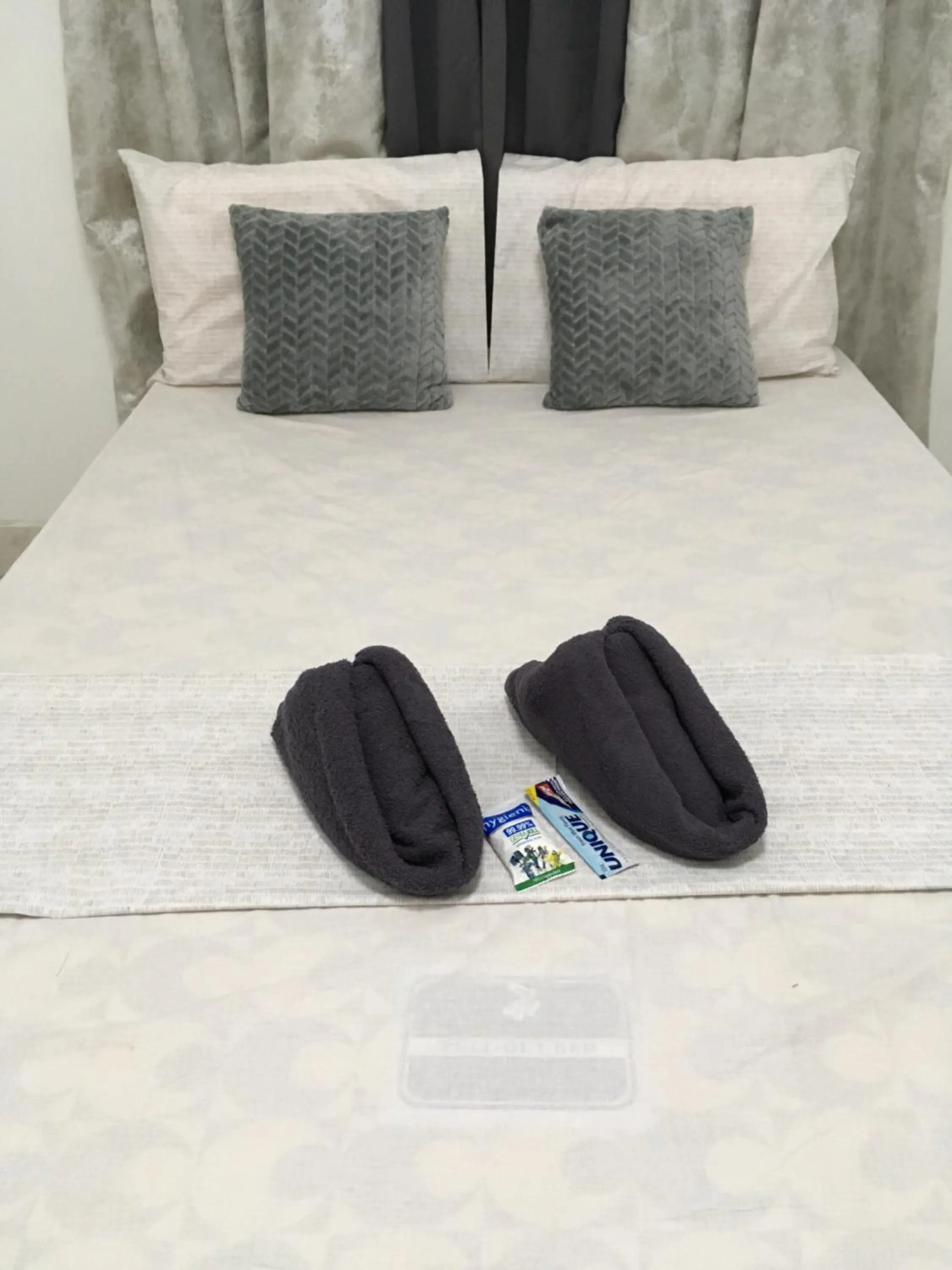 Bed in Bolinao Transient House A