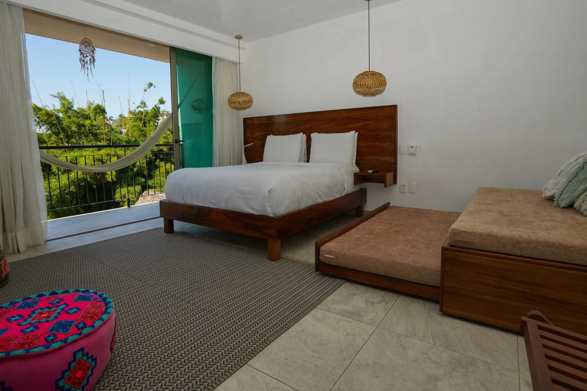 Bed in Hotel Puerto Sayulita