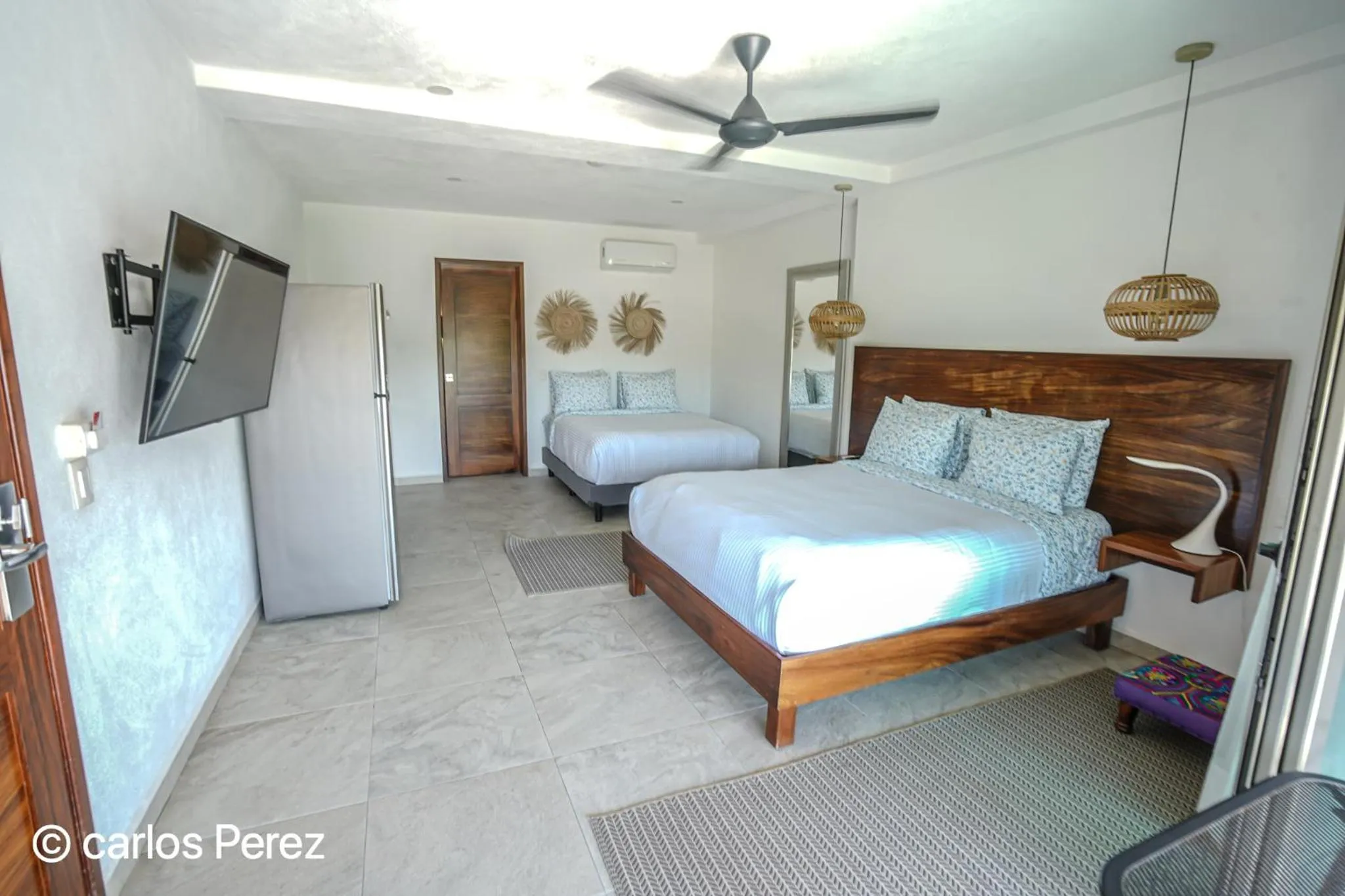 Bed in Hotel Puerto Sayulita