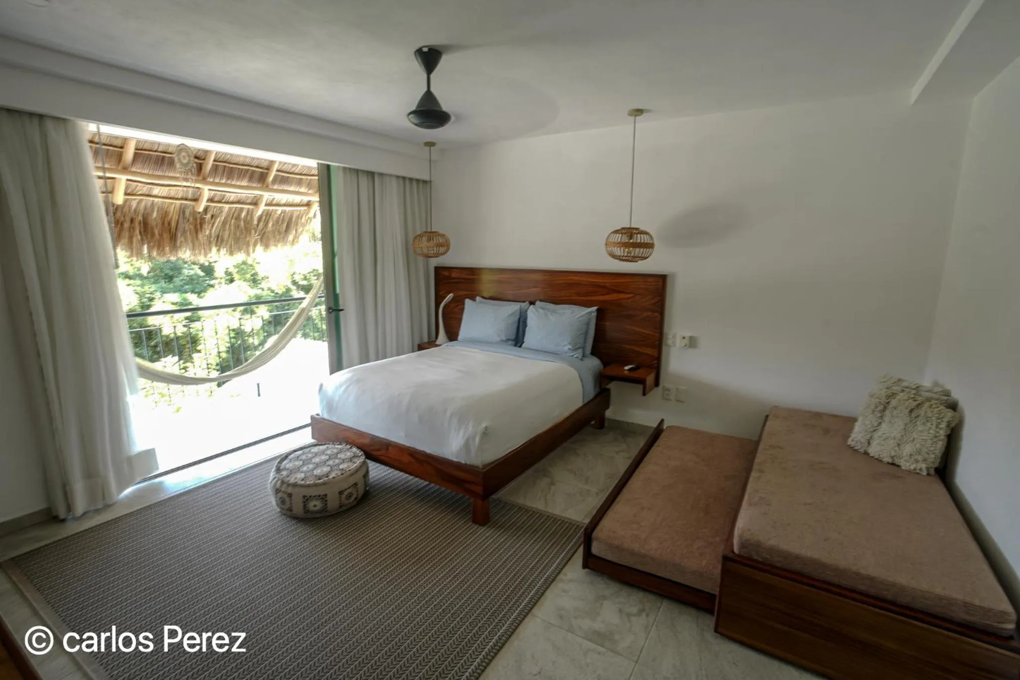 Bed in Hotel Puerto Sayulita