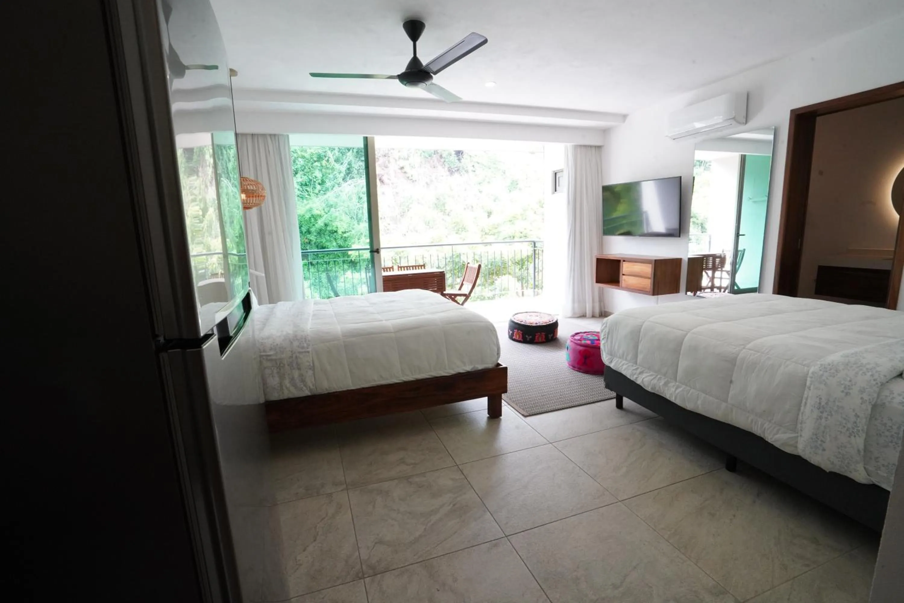 Bed in Hotel Puerto Sayulita