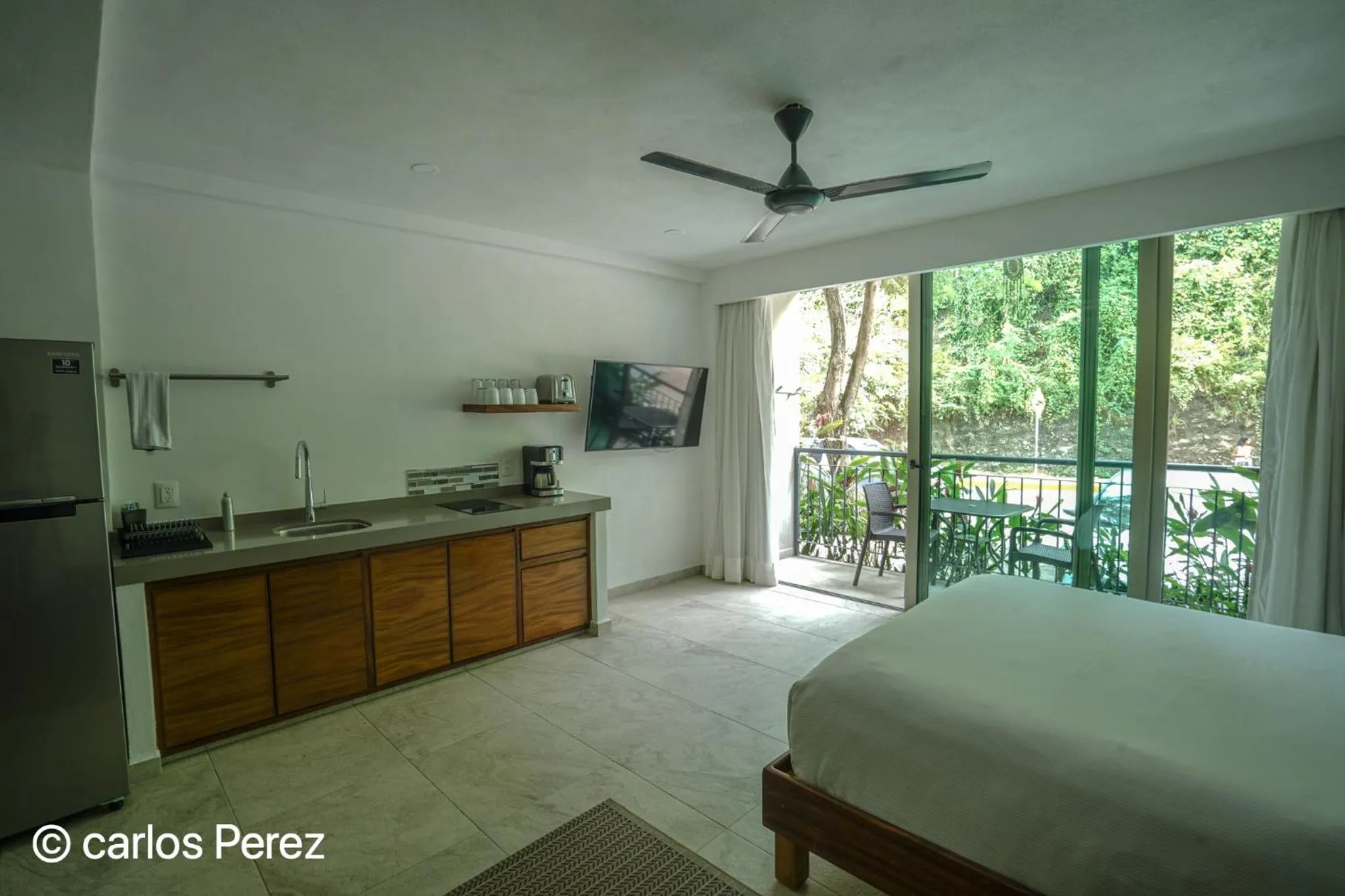 Bed in Hotel Puerto Sayulita