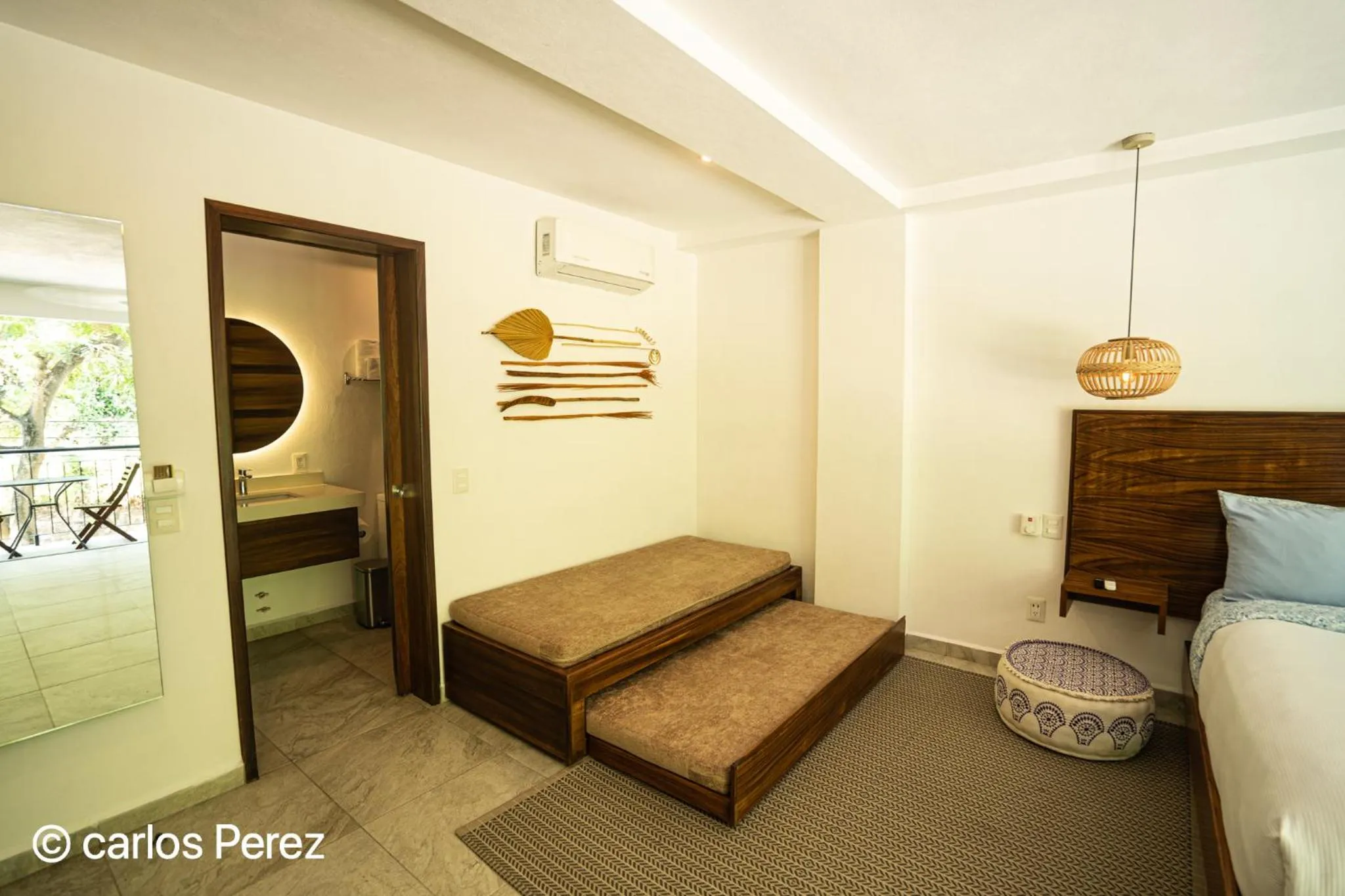 Bed in Hotel Puerto Sayulita