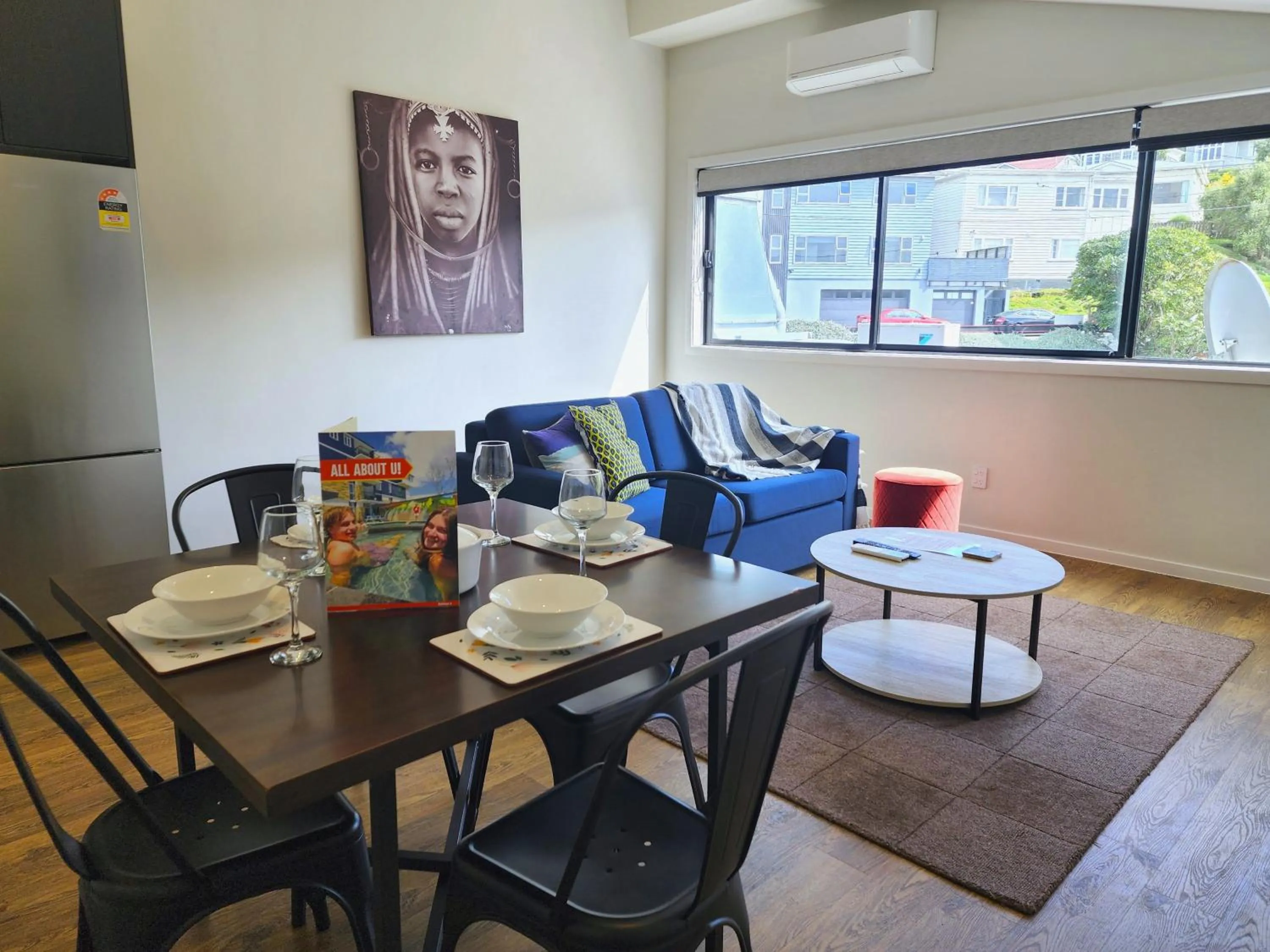 Living room in U Suites Kilbirnie