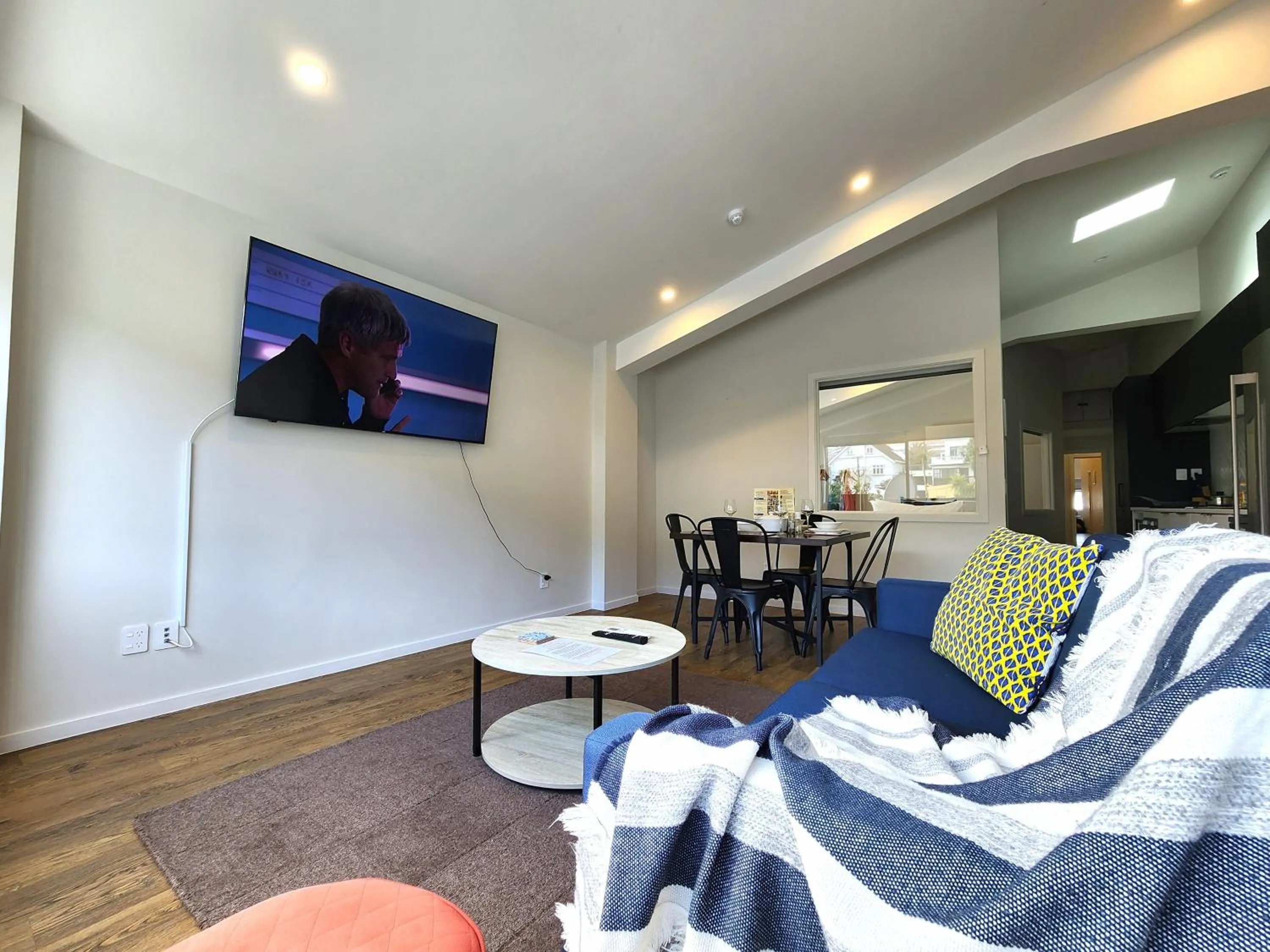 Living room in U Suites Kilbirnie