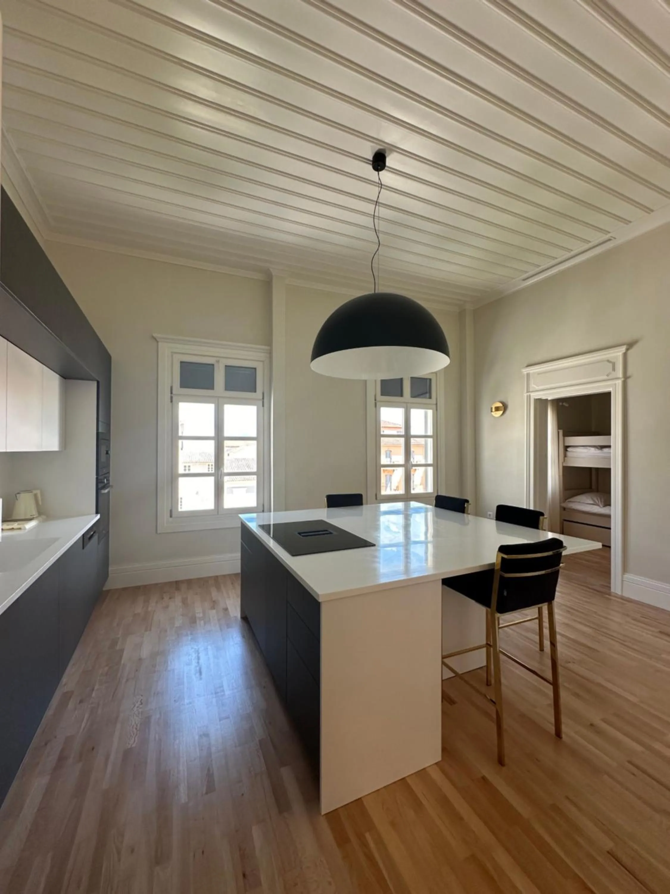 Kitchen or kitchenette in Castellano Hotel & Suites