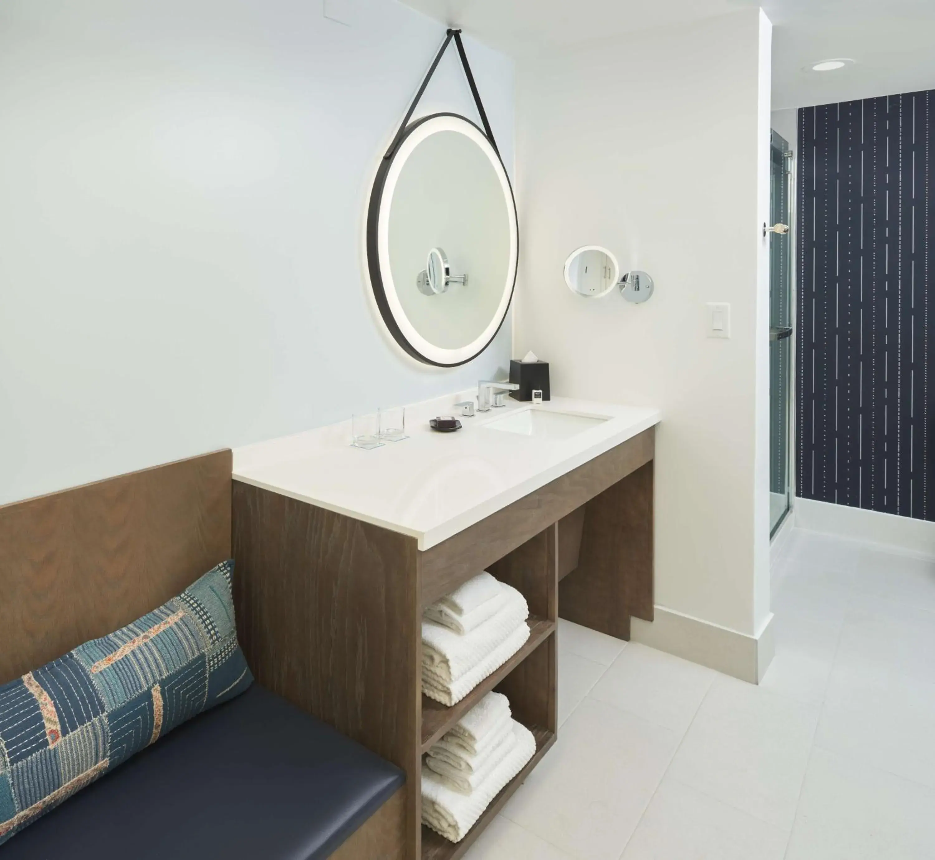 Bathroom in The Chifley Houston, Tapestry Collection by Hilton Bathroom in The Chifley Houston, Tapestry Collection by Hilton