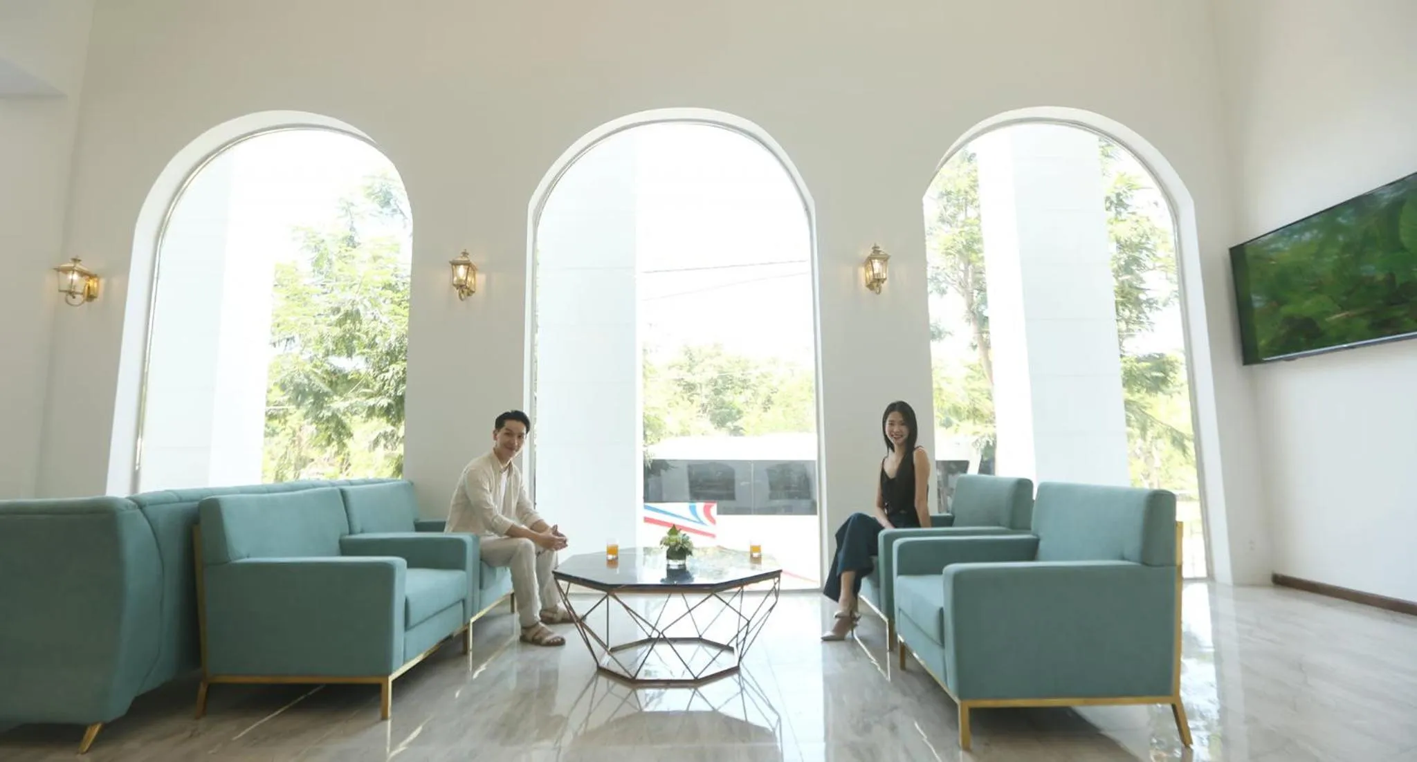 Lobby or reception in RHM Luxury Hotel And Suite