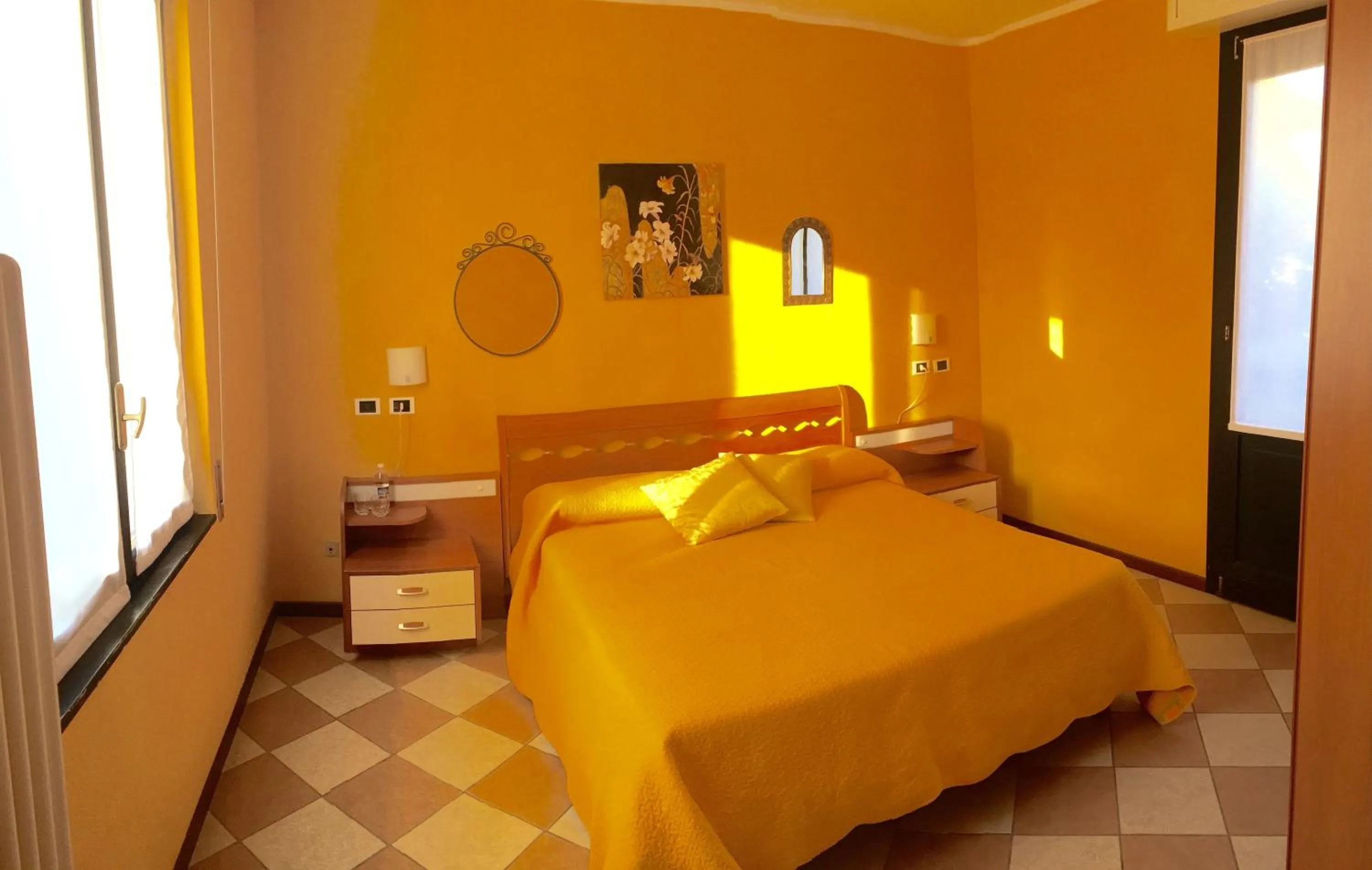 Bed in Hotel Villa San Fedele