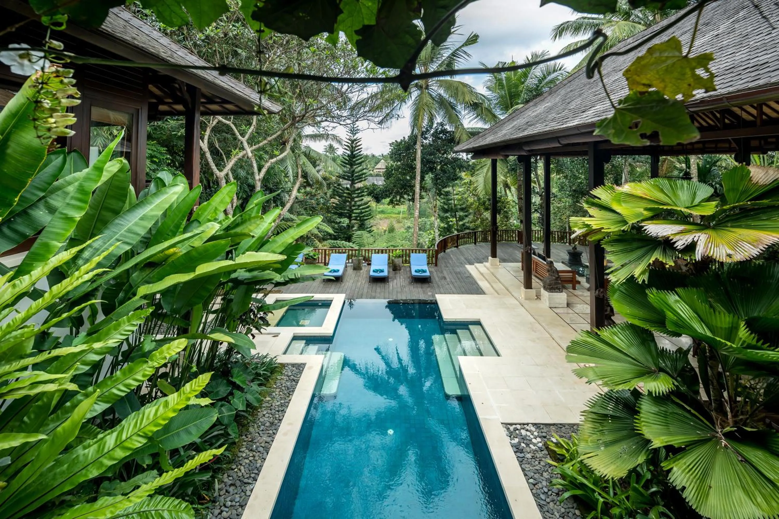 Swimming pool in Villa Vajra