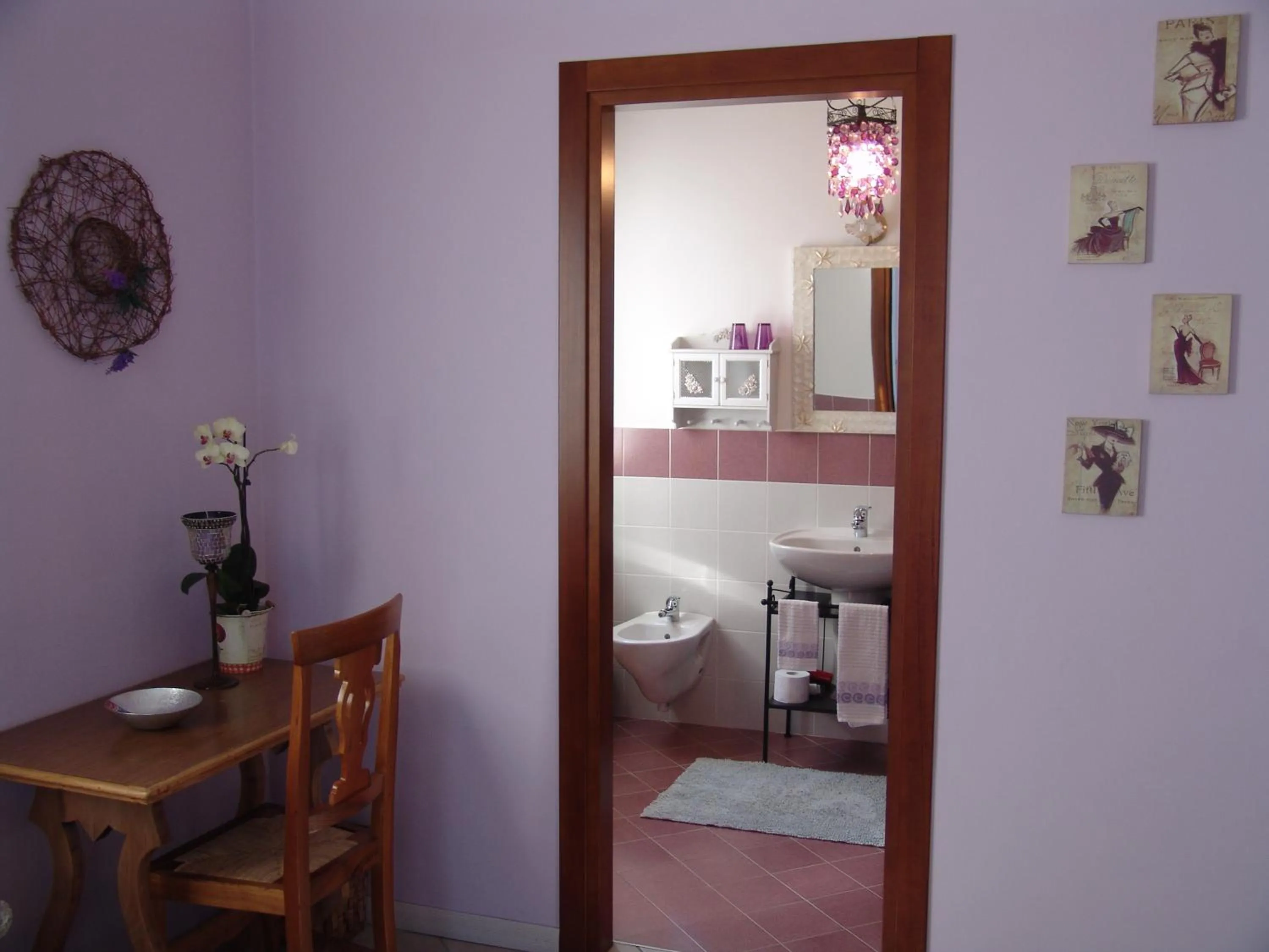 Decorative detail in B&B Il Fragolo