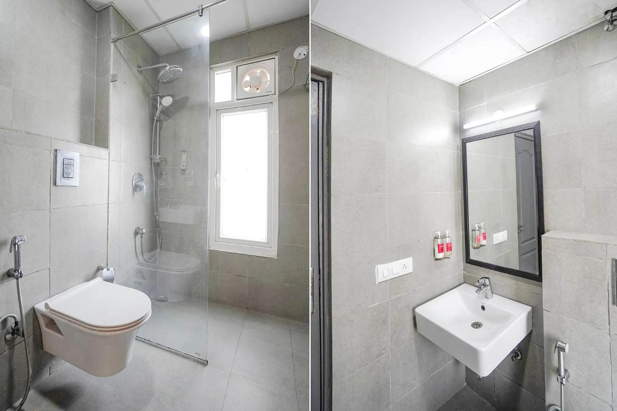 Bathroom in FabHotel Prime Cloud 9 Delhi NCR
