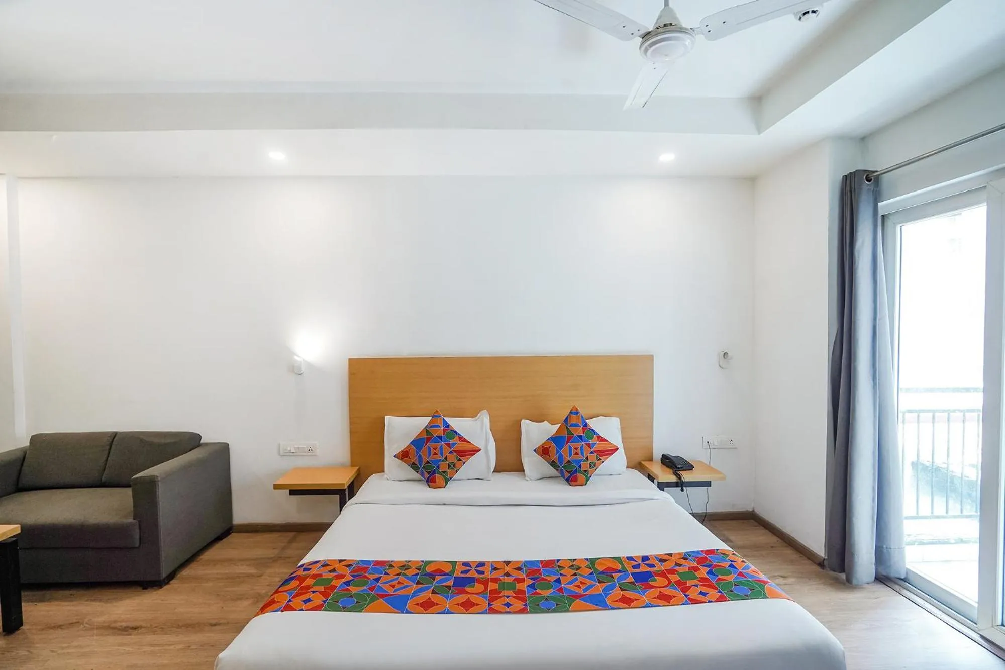 Bed in FabHotel Prime Cloud 9 Delhi NCR