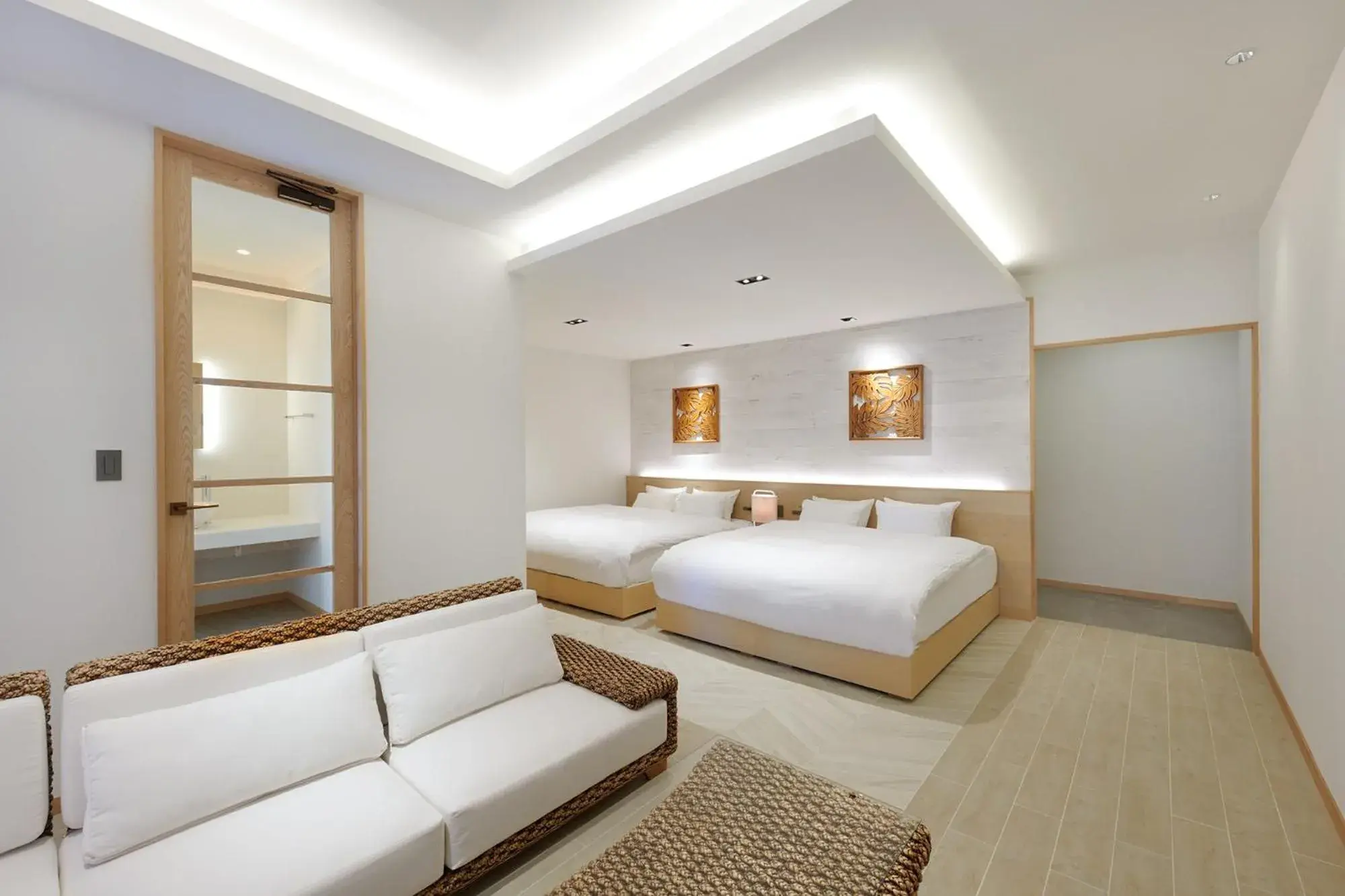 Living room, Bed in THIRD ishigakijima Living room, Bed in THIRD ishigakijima