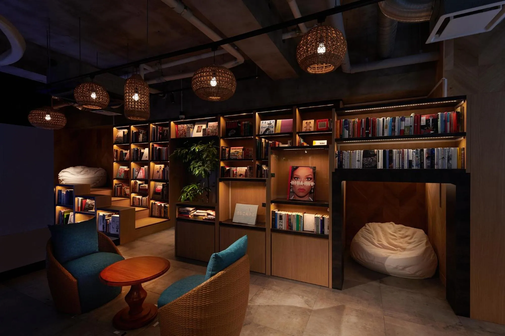 Library in THIRD ishigakijima