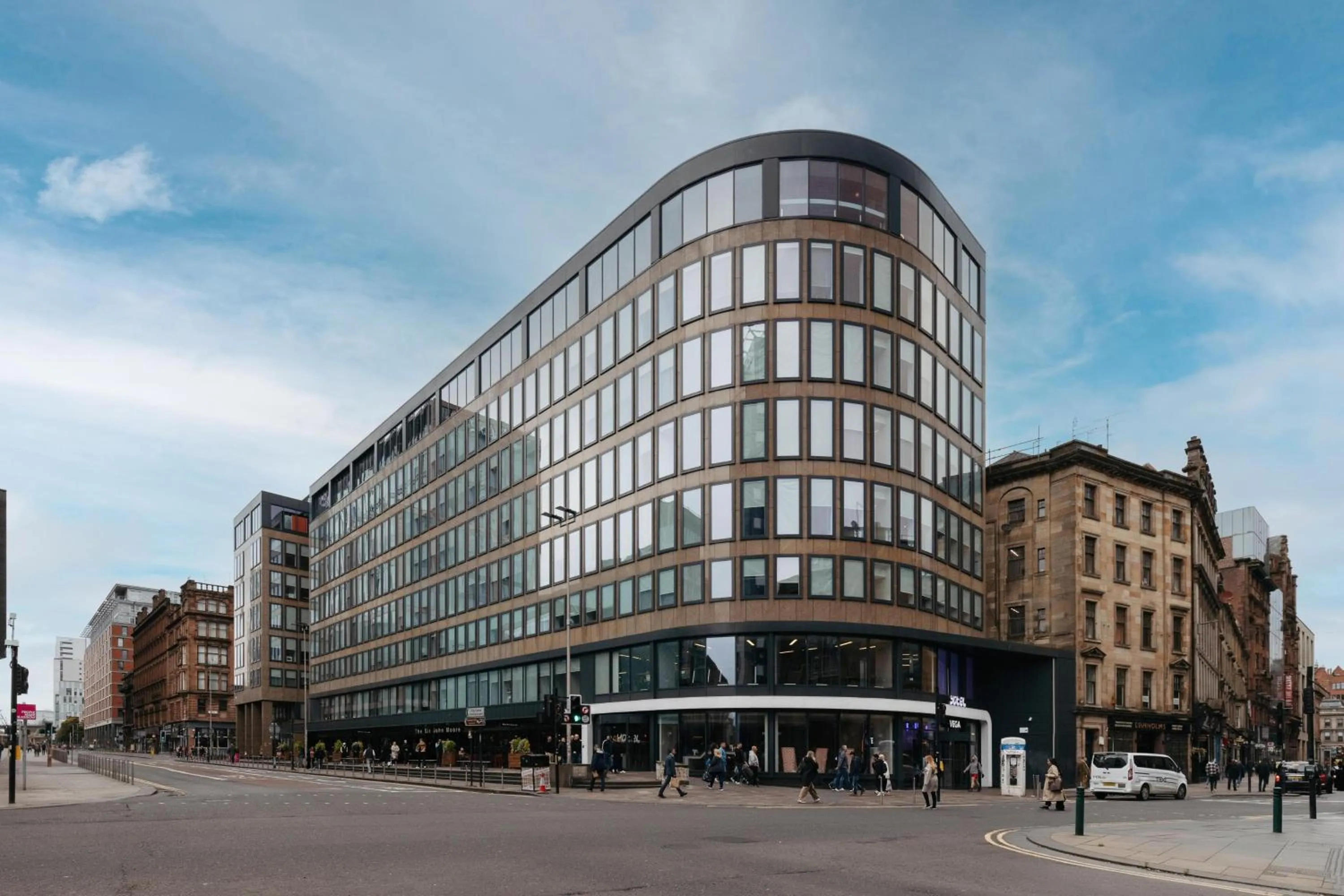 Property building in YOTEL Glasgow