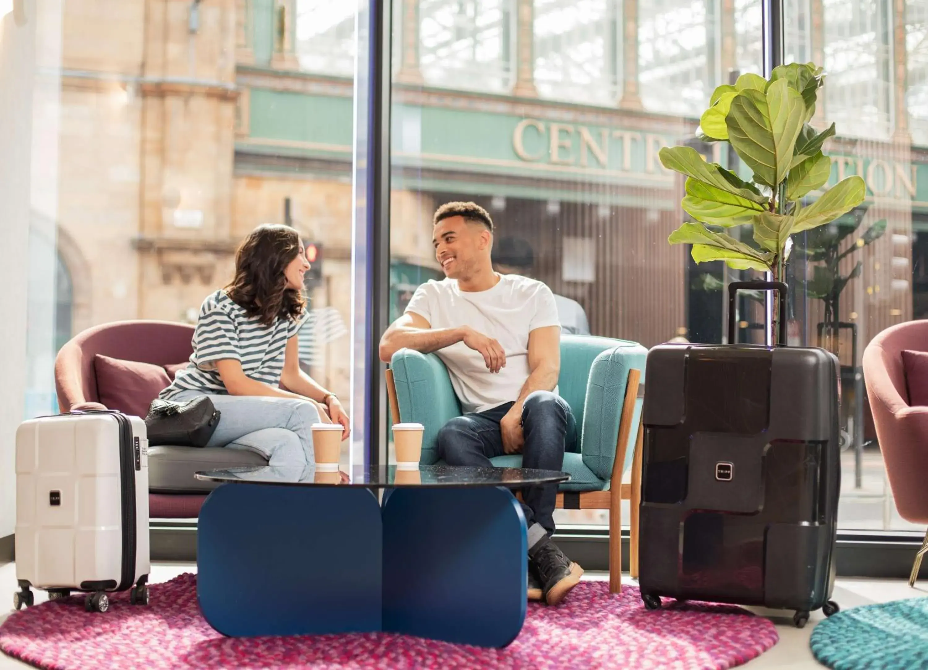 Lobby or reception in YOTEL Glasgow Lobby or reception in YOTEL Glasgow