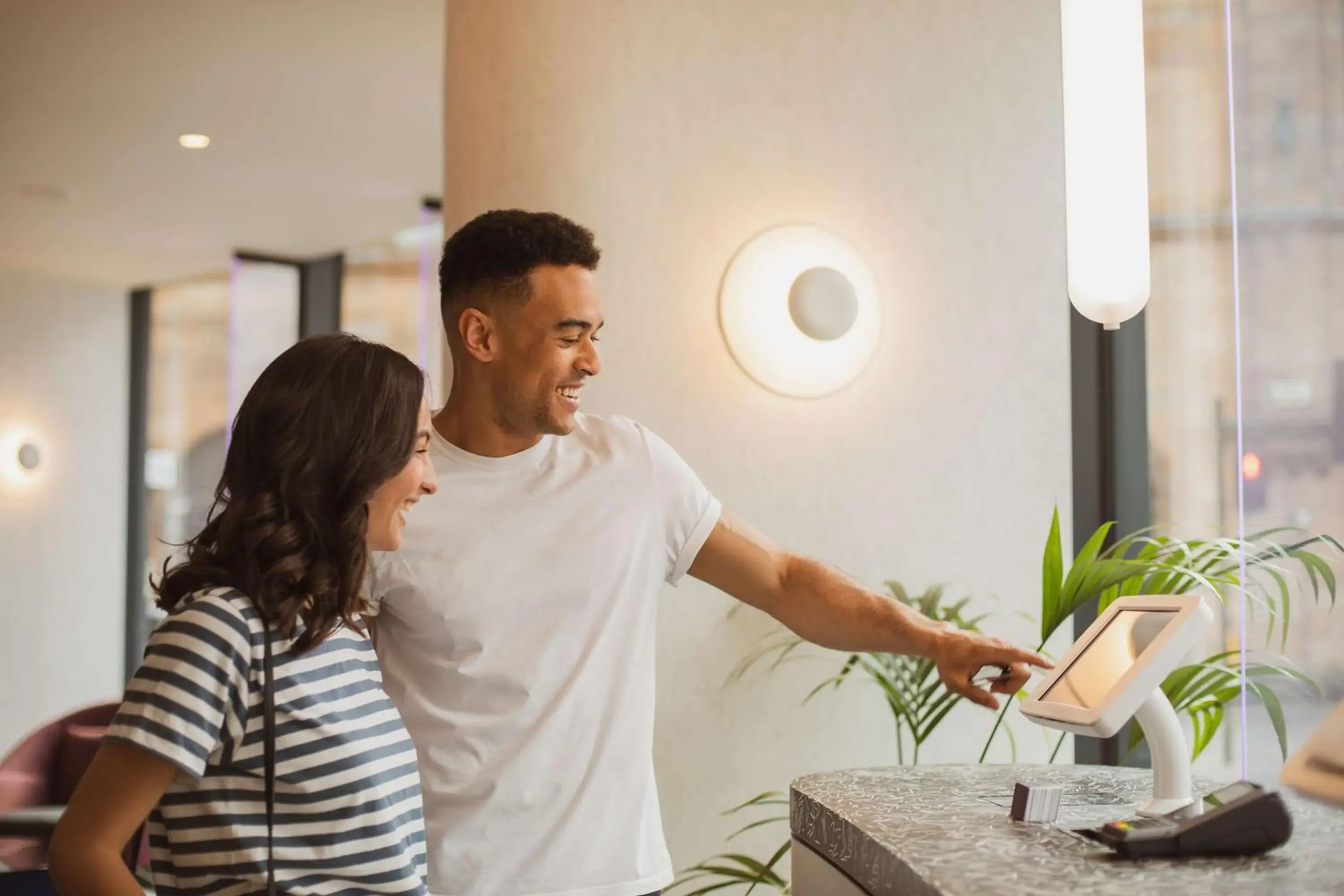 Lobby or reception in YOTEL Glasgow Lobby or reception in YOTEL Glasgow