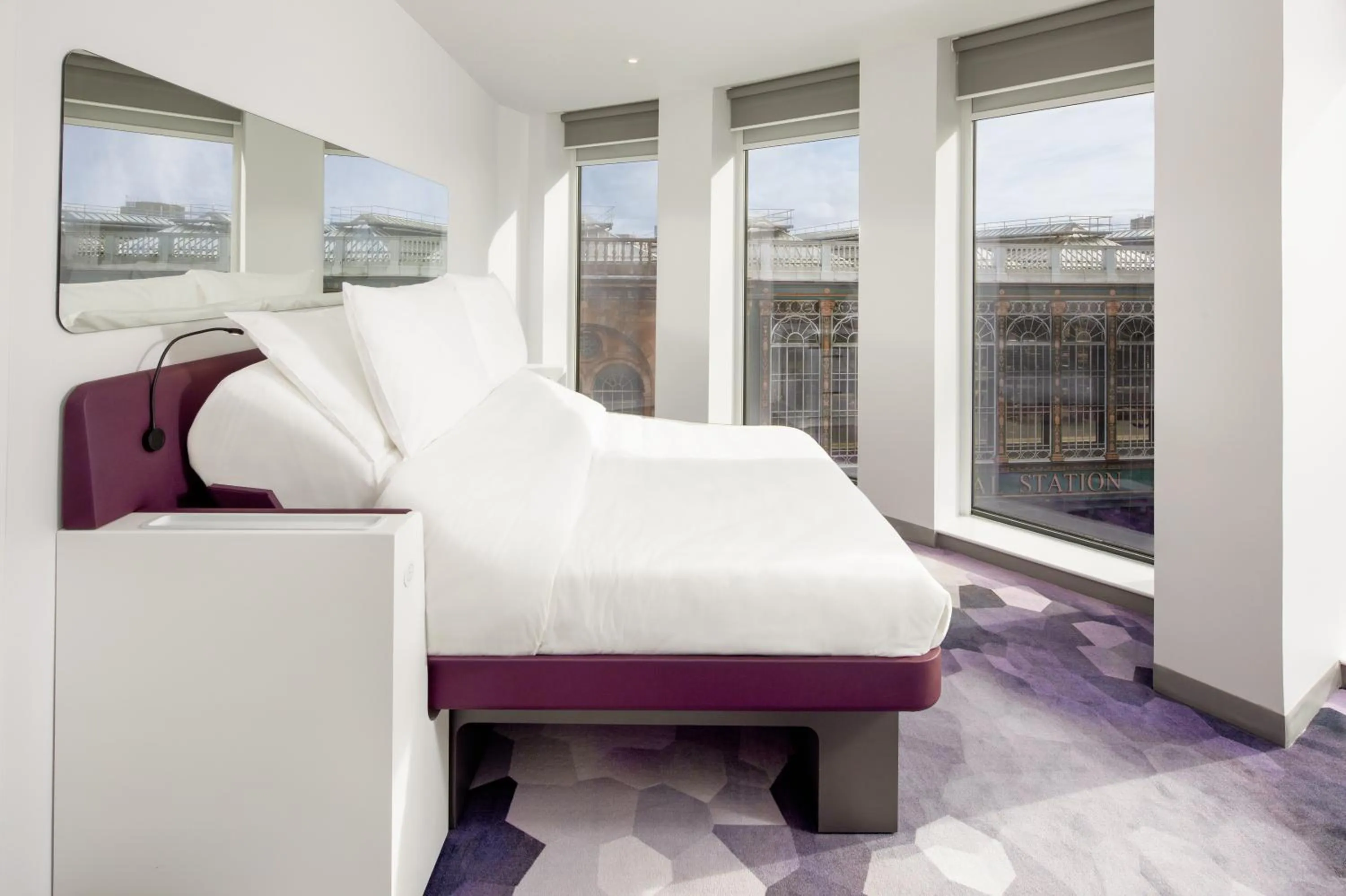 Bed in YOTEL Glasgow