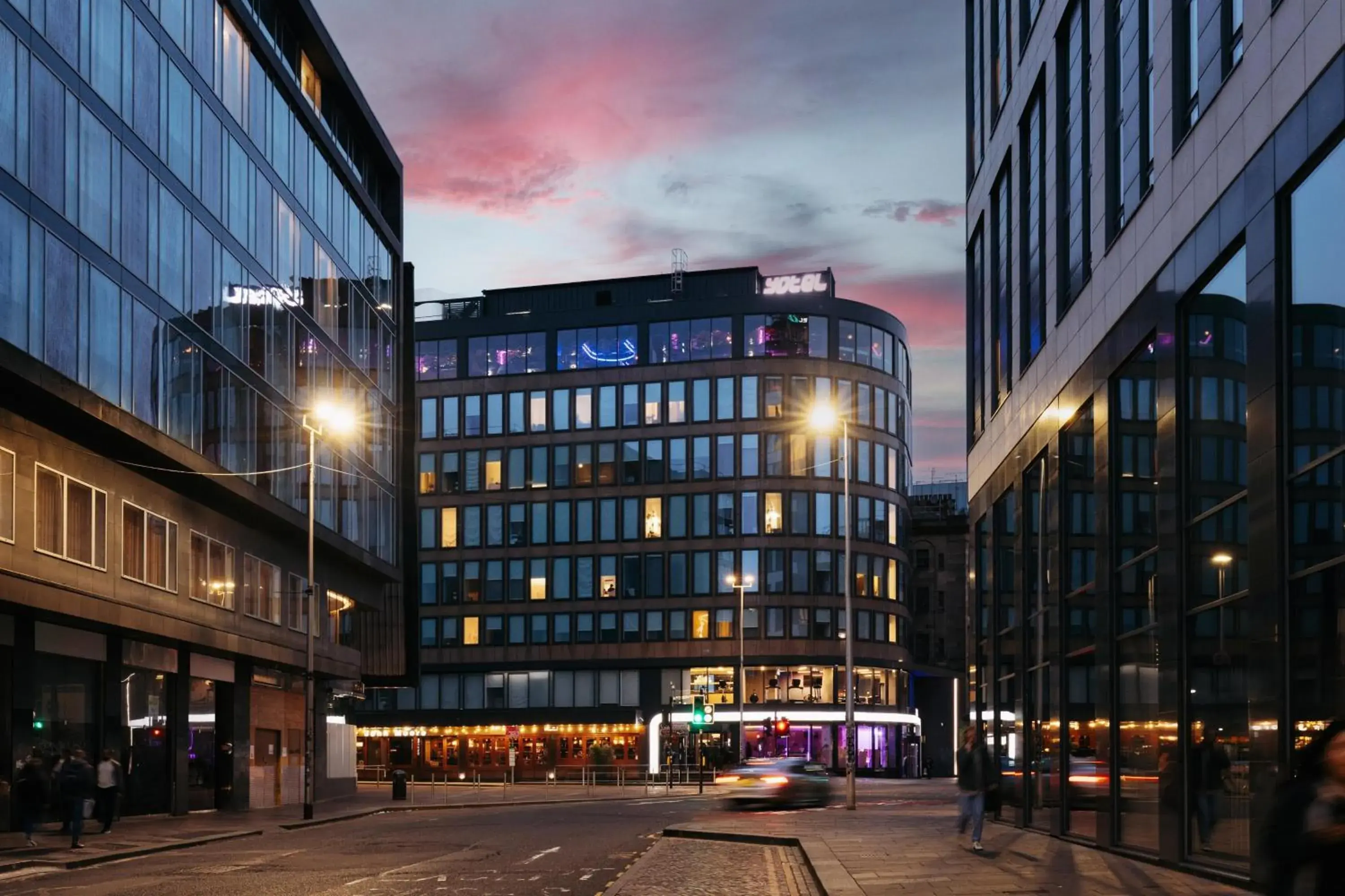 Property building in YOTEL Glasgow Property building in YOTEL Glasgow