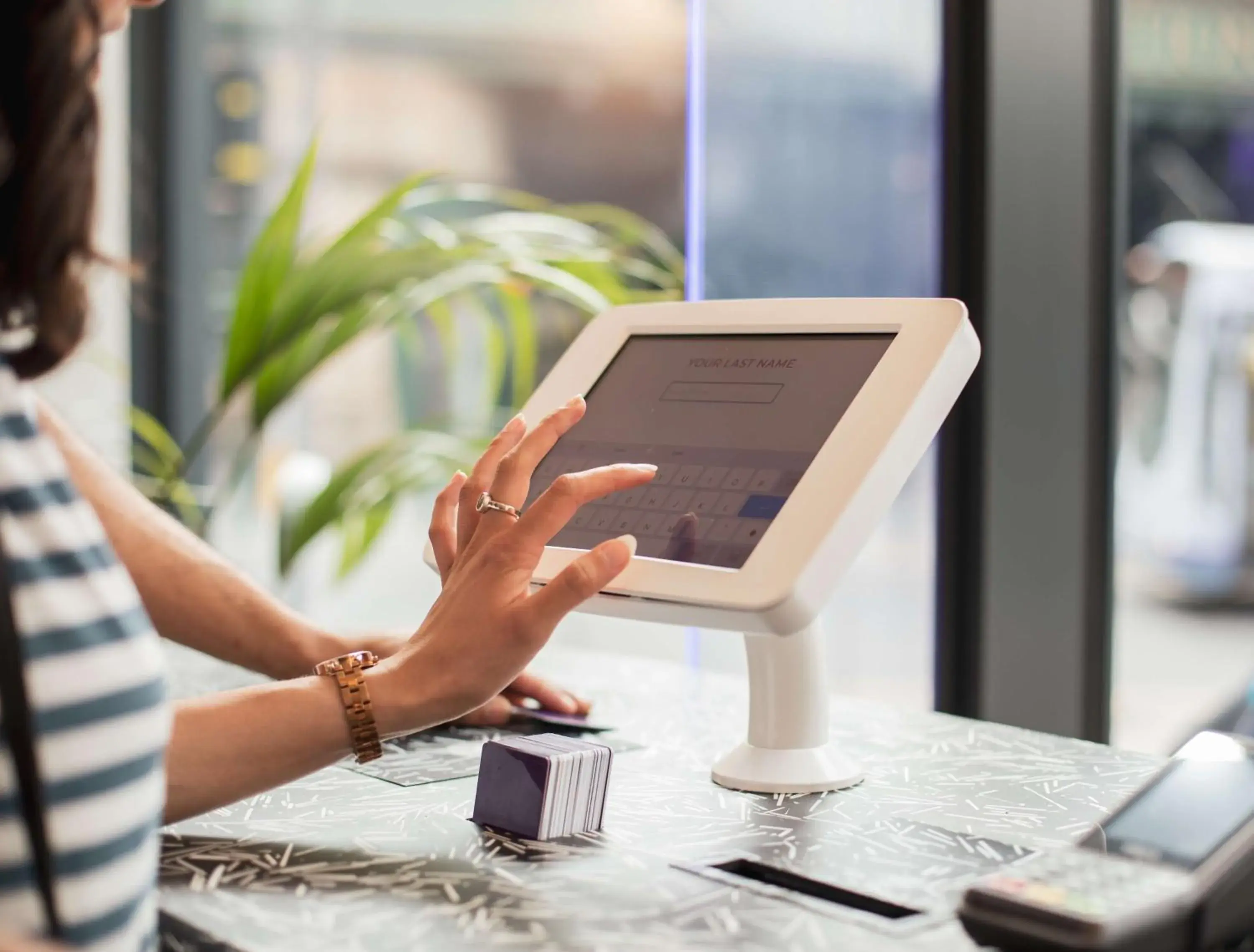 Lobby or reception in YOTEL Glasgow Lobby or reception in YOTEL Glasgow