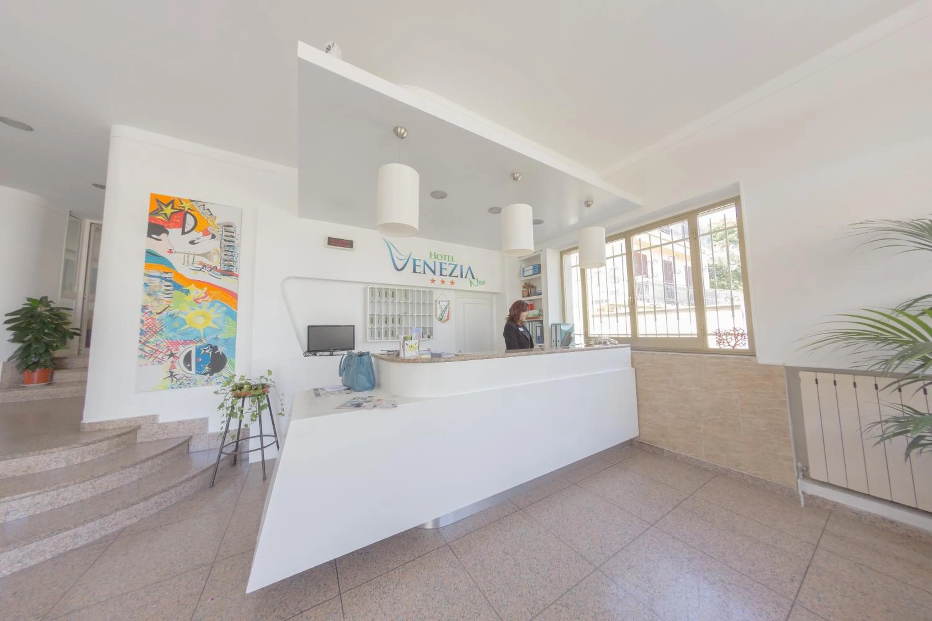 Lobby or reception in Hotel Venezia New