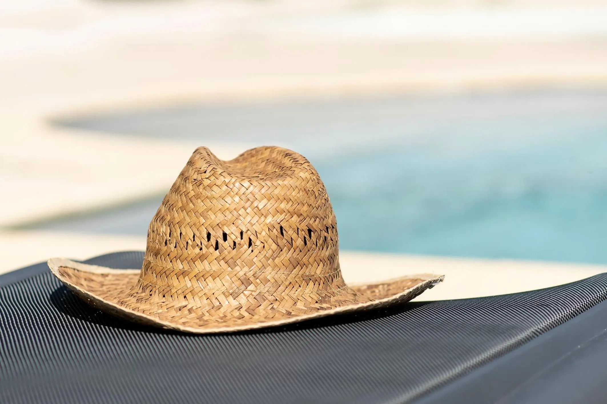Pool view in Gites La Source