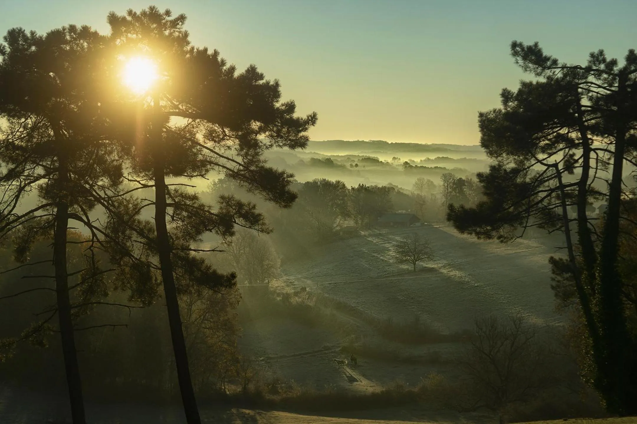 Natural landscape in Gites La Source