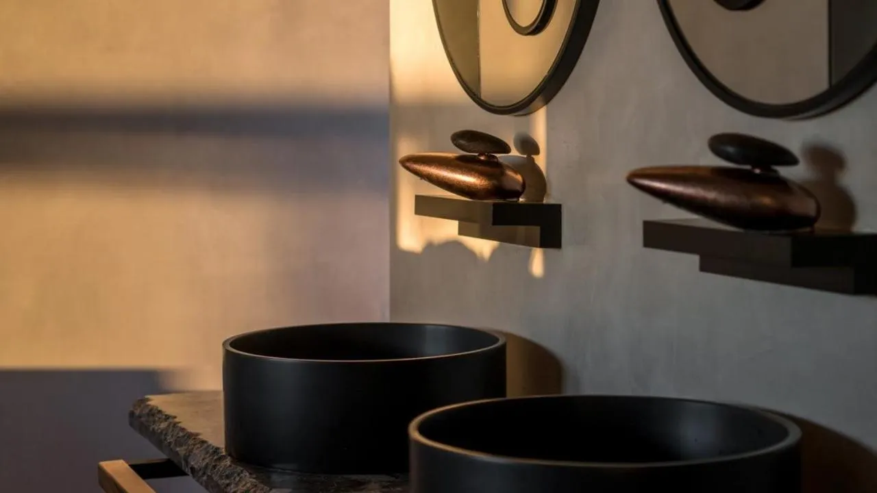 Bathroom in Acro Suites - A Wellbeing Resort