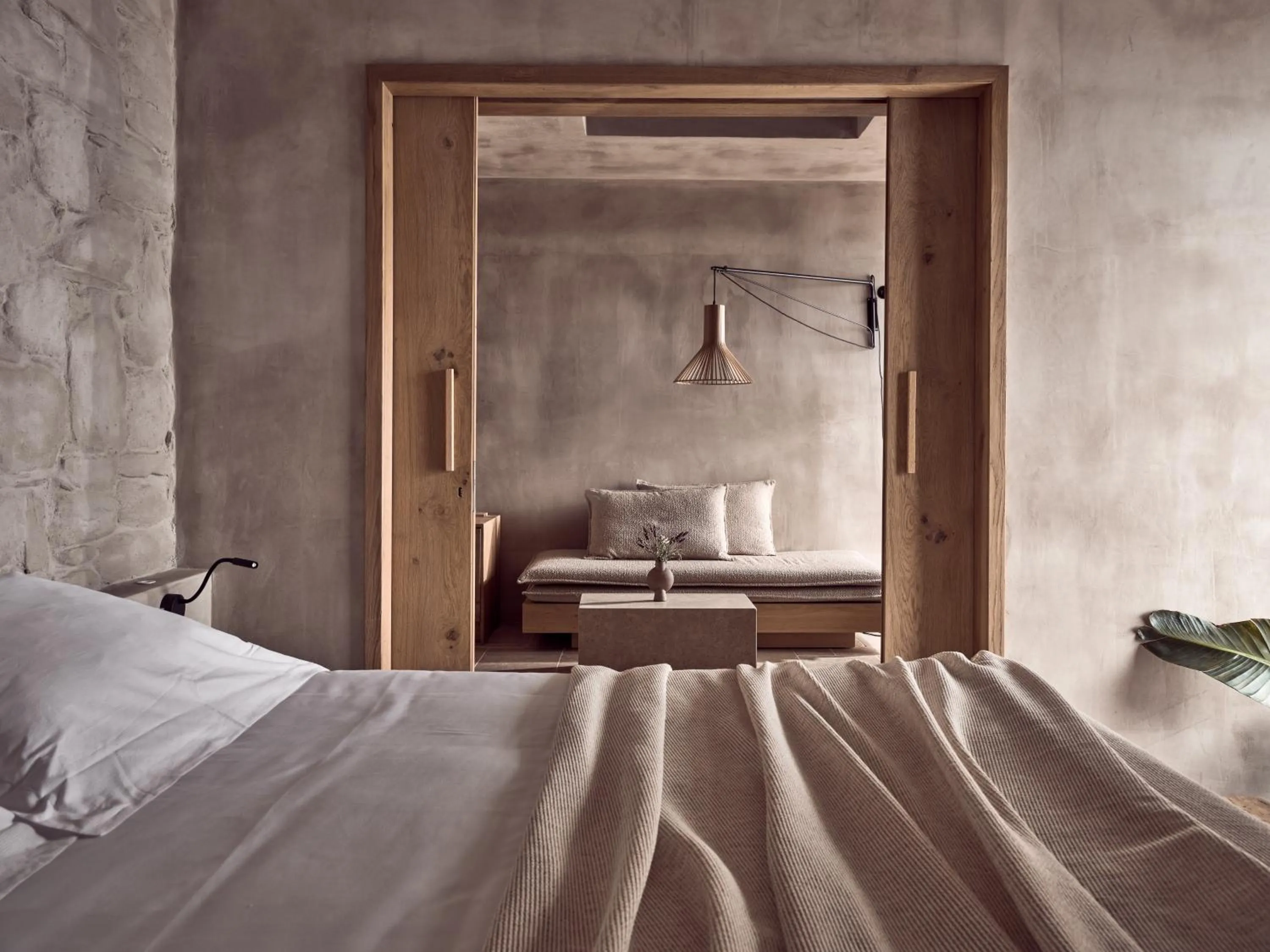 Bed in Acro Suites - A Wellbeing Resort