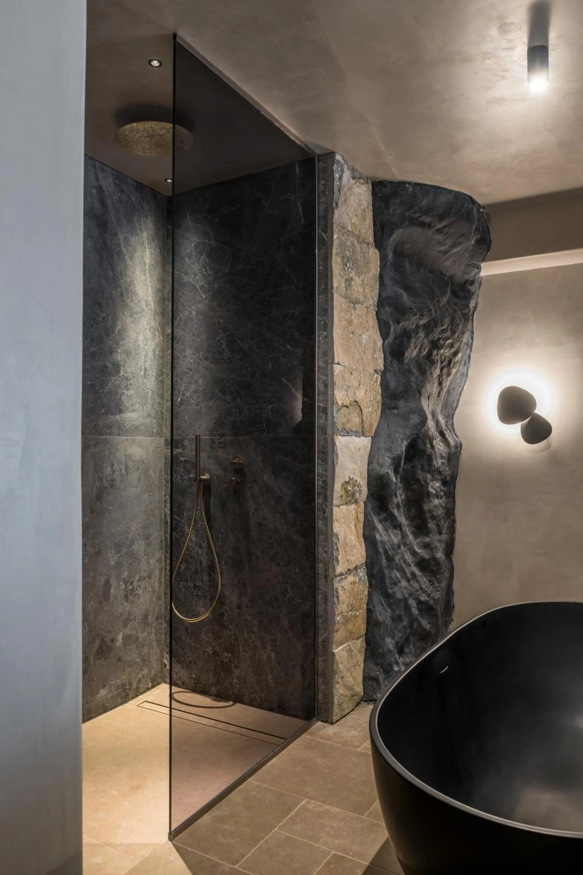 Shower in Acro Suites - A Wellbeing Resort